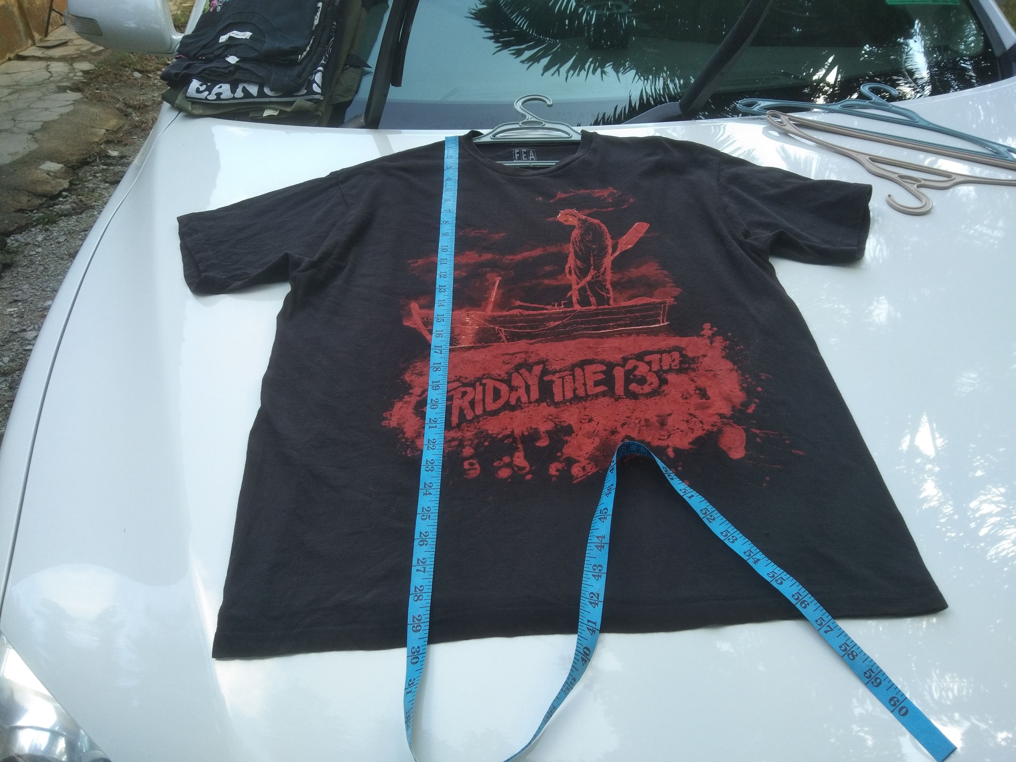 Vintage VINTAGE FRIDAY THE 13th (DISTRESSED) Size US XL / EU 56 / 4 - 4 Thumbnail