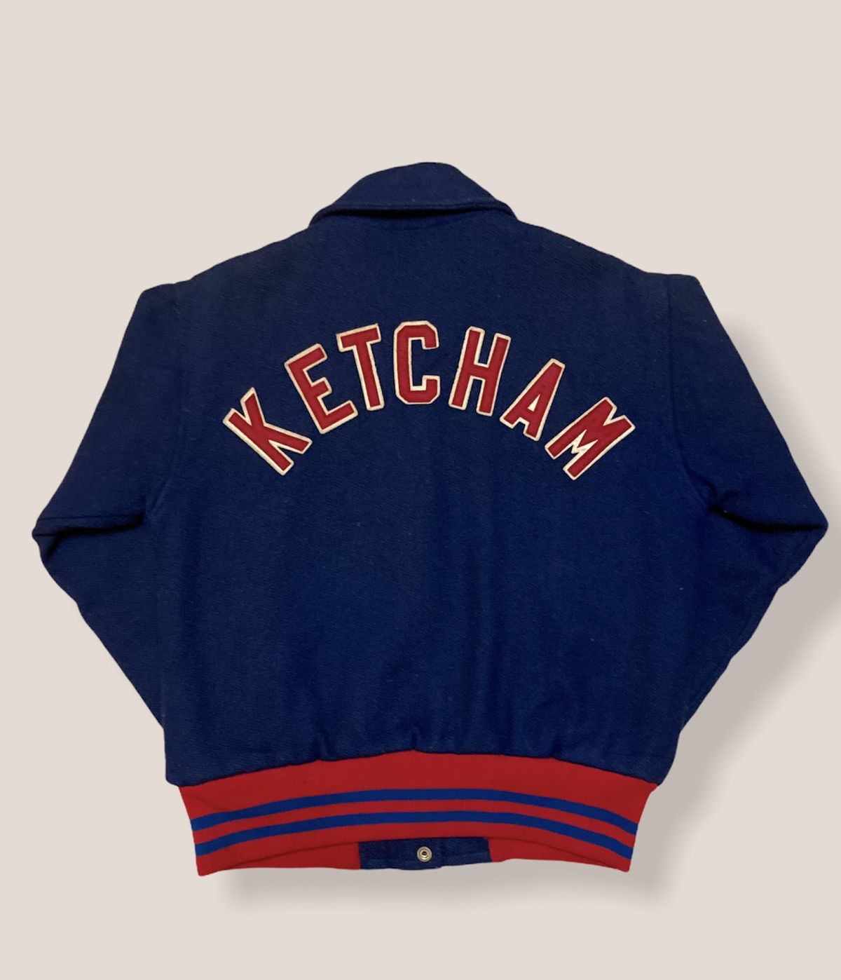 Vintage 🔥RARE VINTAGE WOOL VARSITY JACKET Size US L / EU 52-54 / 3 - 4 Thumbnail