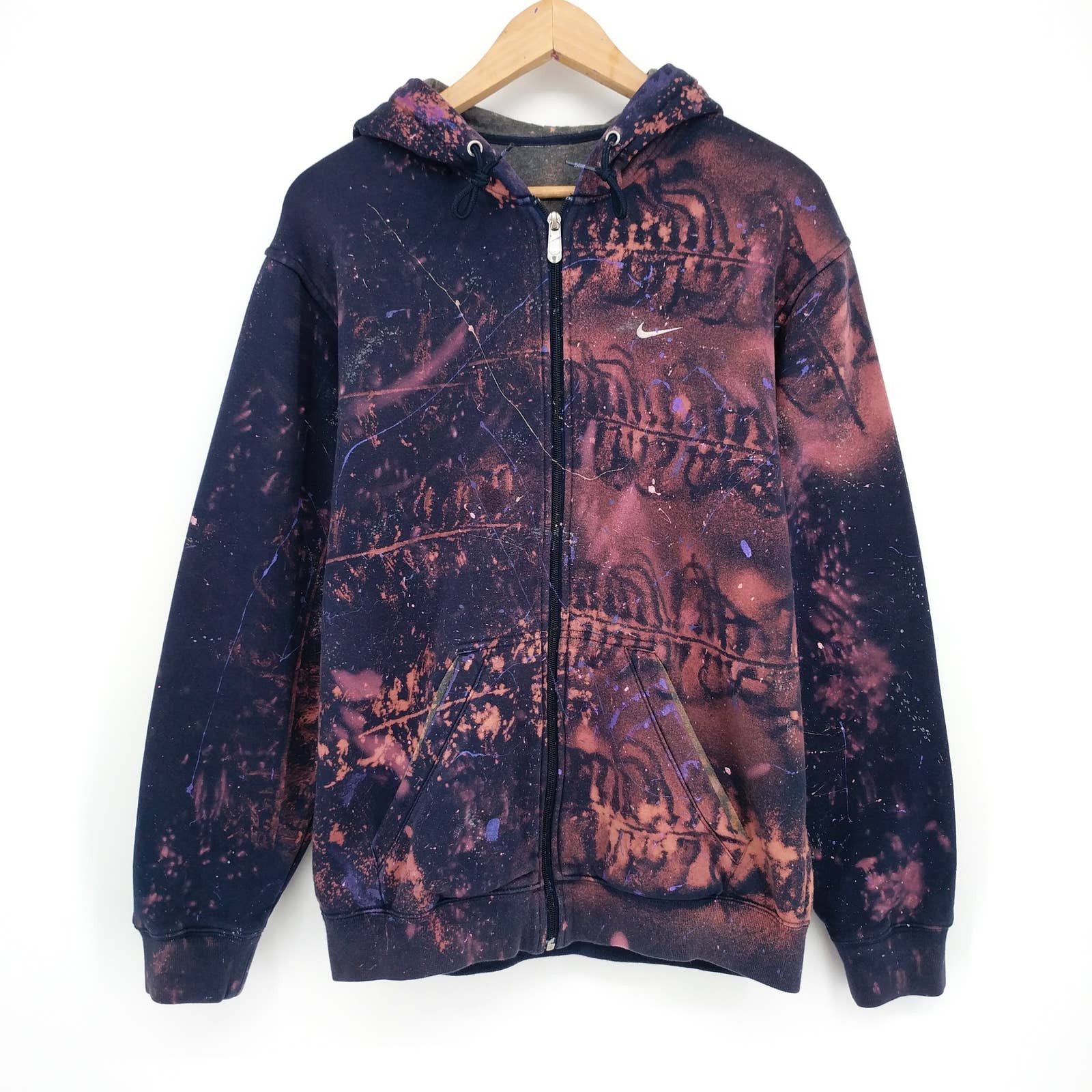 Nike Nike Custom Graffiti Painter Nature Print Hoodie Sweatshirt Size US M / EU 48-50 / 2 - 1 Thumbnail