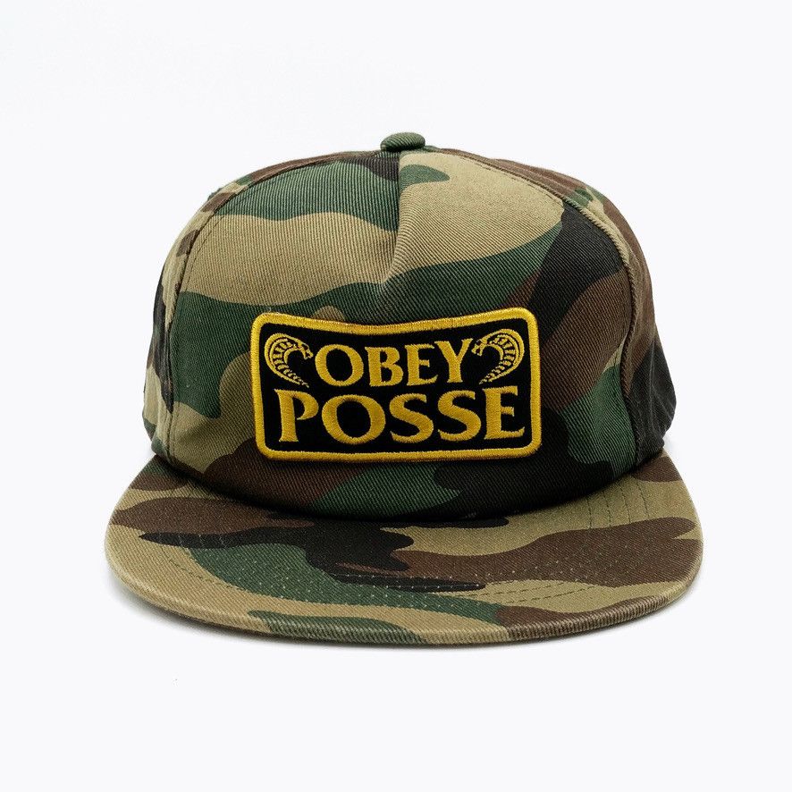 Obey Obey Posse Los Cobras Camo Snapback Trucker Hat Size ONE SIZE - 2 Thumbnail