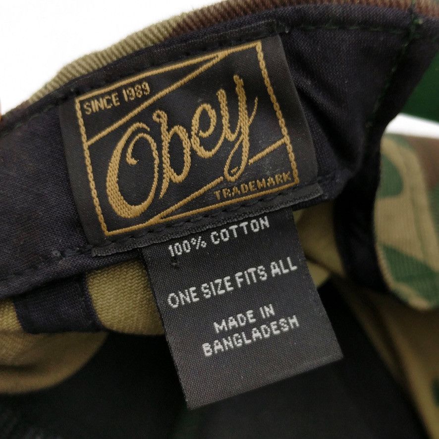 Obey Obey Posse Los Cobras Camo Snapback Trucker Hat Size ONE SIZE - 10 Thumbnail