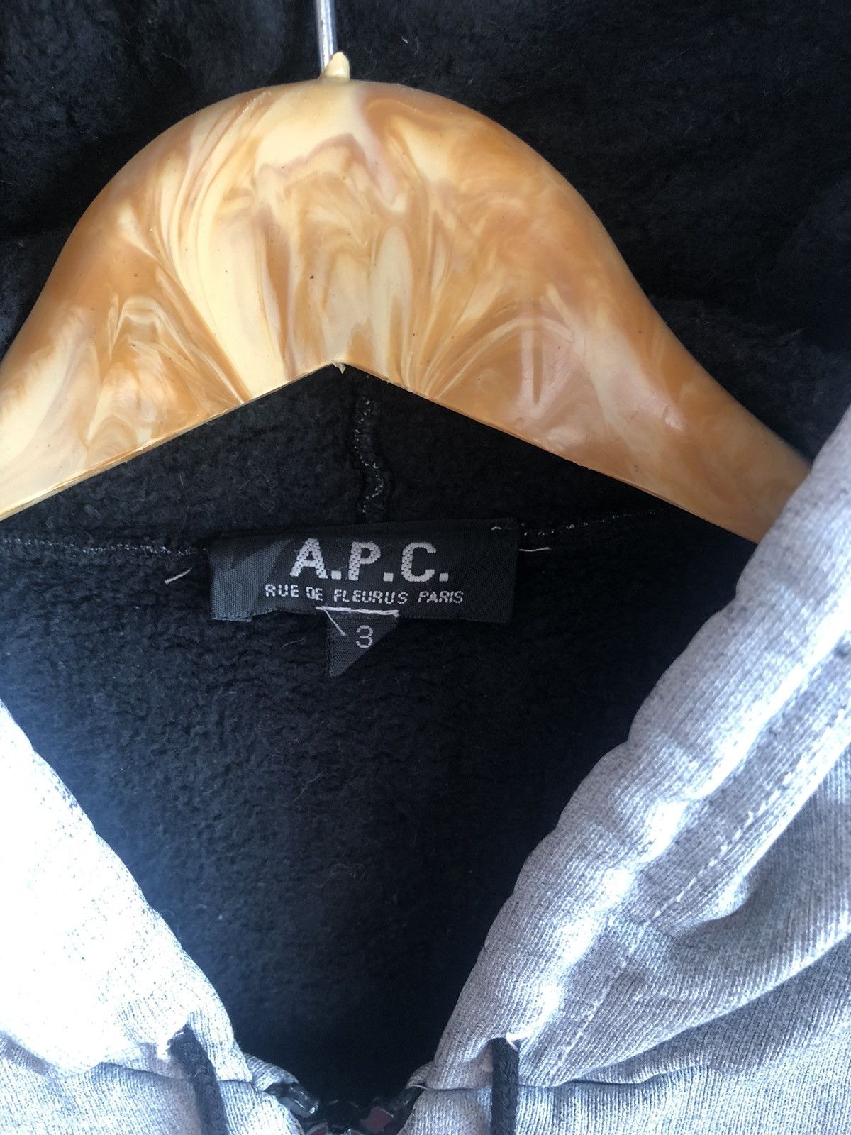 A.P.C. × Designer Vintage APC Paris Hoodie Jacket made in france (code:KAD) Size US M / EU 48-50 / 2 - 2 Thumbnail