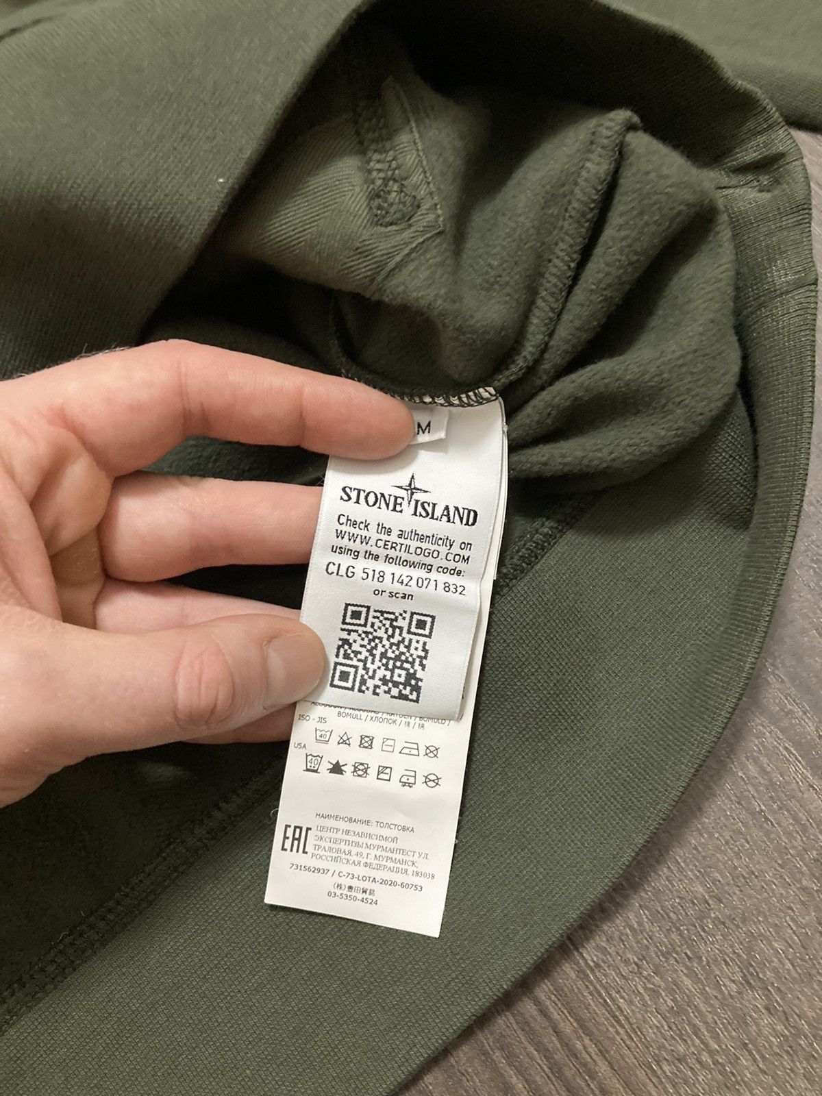 Stone Island STONE ISLAND Garment Dyed Compass Logo Hoodie NEW Size US M / EU 48-50 / 2 - 8 Thumbnail