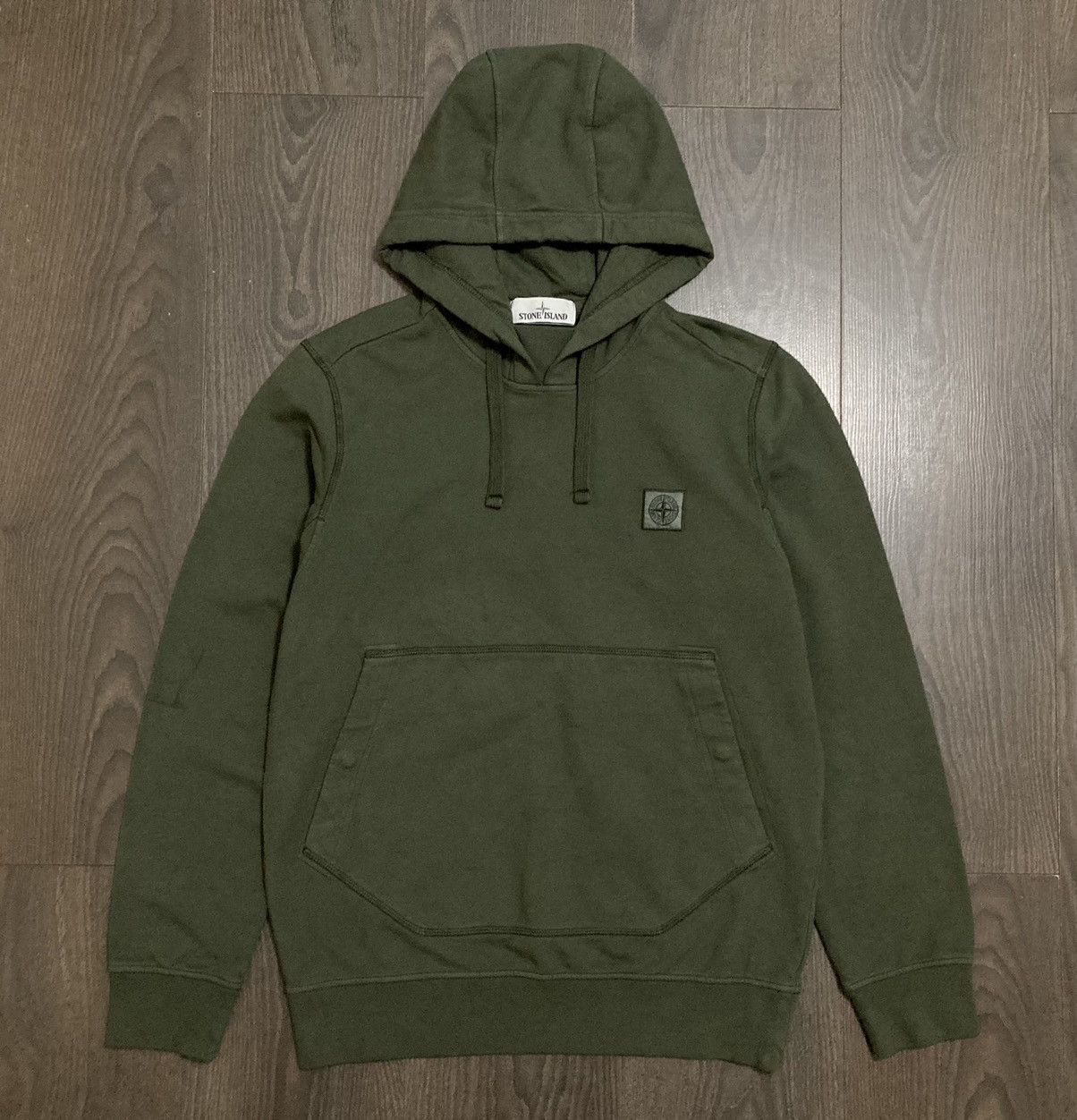 Stone Island STONE ISLAND Garment Dyed Compass Logo Hoodie NEW Size US M / EU 48-50 / 2 - 1 Thumbnail