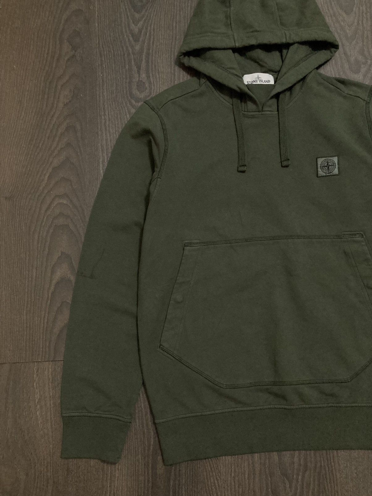 Stone Island STONE ISLAND Garment Dyed Compass Logo Hoodie NEW Size US M / EU 48-50 / 2 - 4 Thumbnail