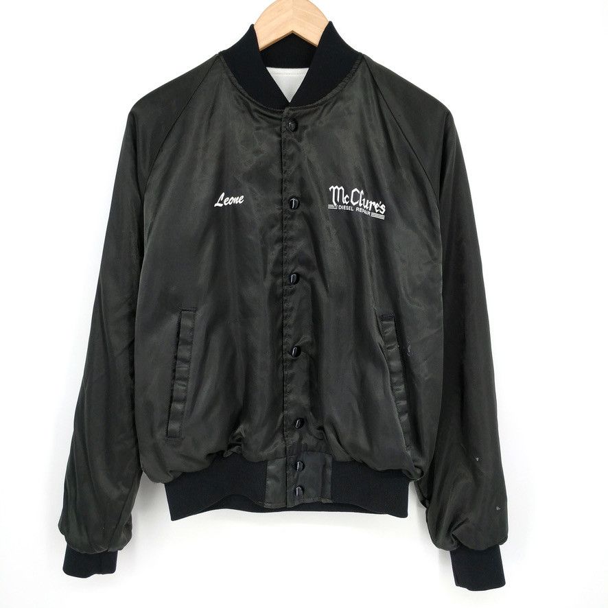 Vintage Vintage McClure's Trucker Satin Bomber Jacket Made USA Size US M / EU 48-50 / 2 - 4 Thumbnail