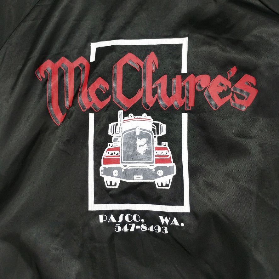 Vintage Vintage McClure's Trucker Satin Bomber Jacket Made USA Size US M / EU 48-50 / 2 - 2 Thumbnail