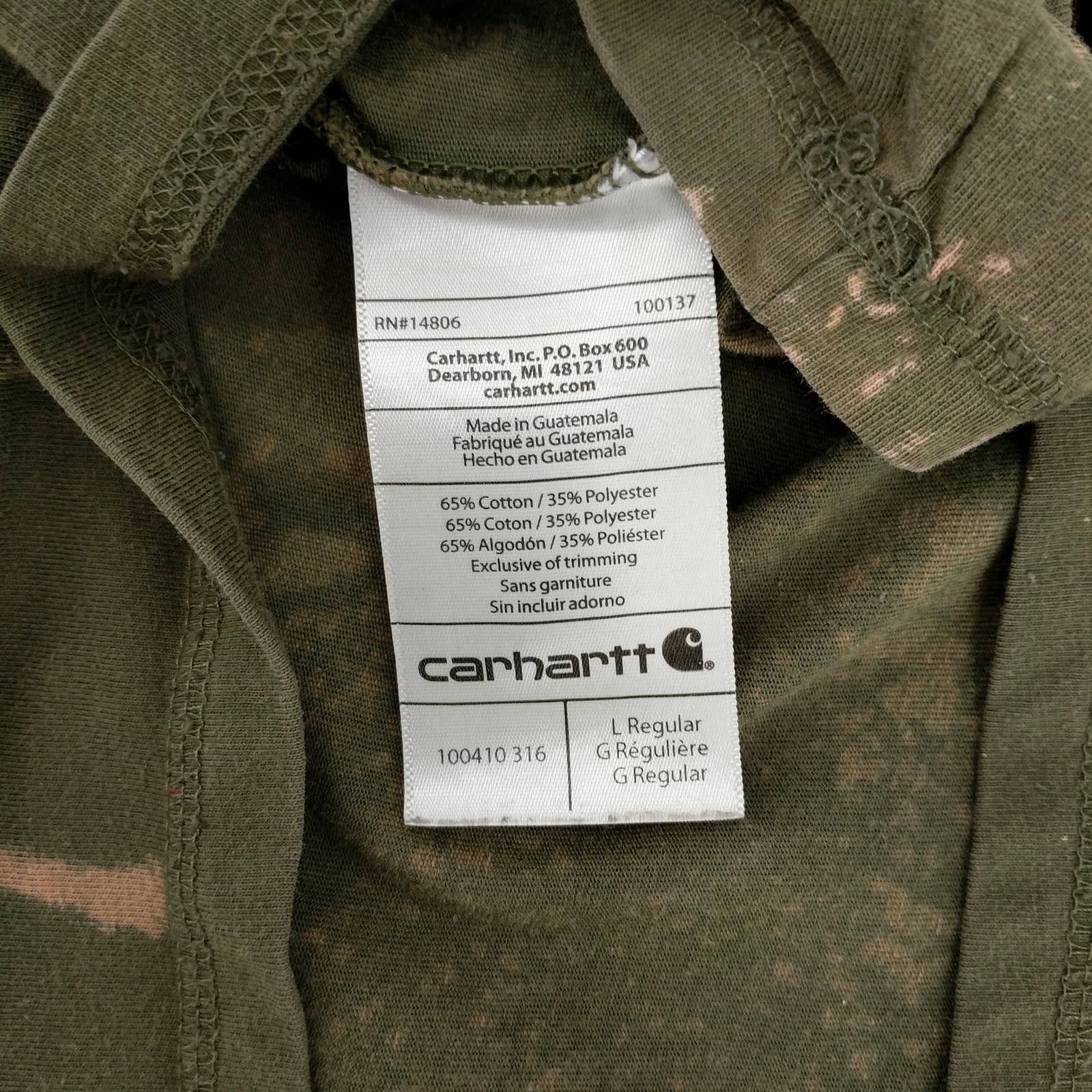 Carhartt Carhartt Custom Painted Bleached Tie Dye Heart T-Shirt L Size US L / EU 52-54 / 3 - 7 Thumbnail