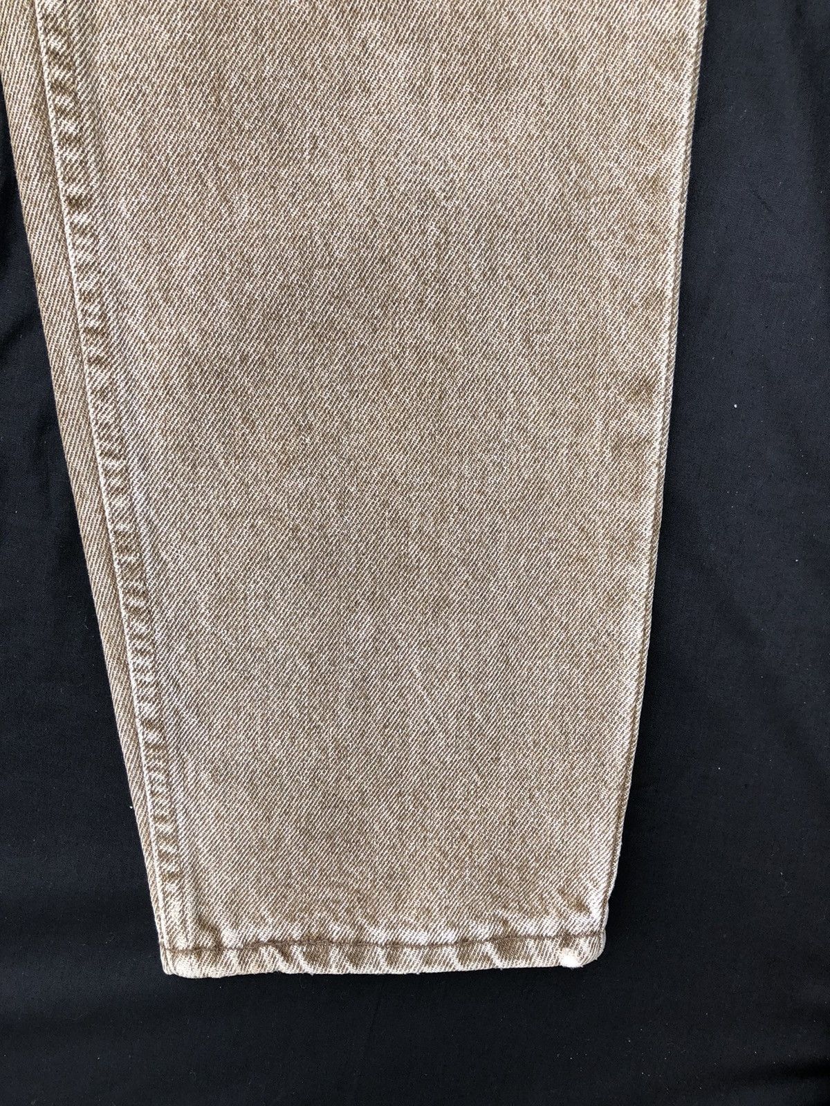 Levi's Vintage Late 80s Levi’s 550 Brown Denim Jeans Made in Usa Size US 30 / EU 46 - 9 Thumbnail
