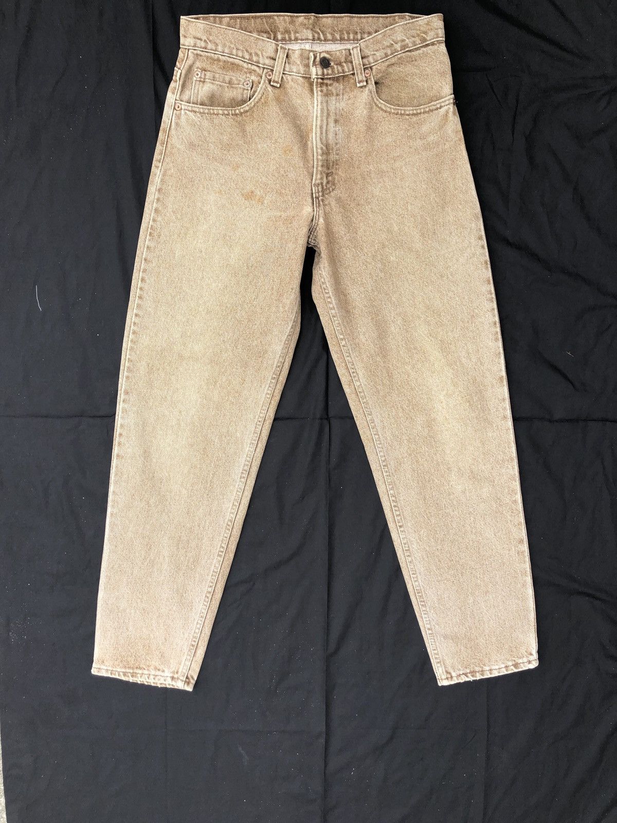 Levi's Vintage Late 80s Levi’s 550 Brown Denim Jeans Made in Usa Size US 30 / EU 46 - 1 Thumbnail