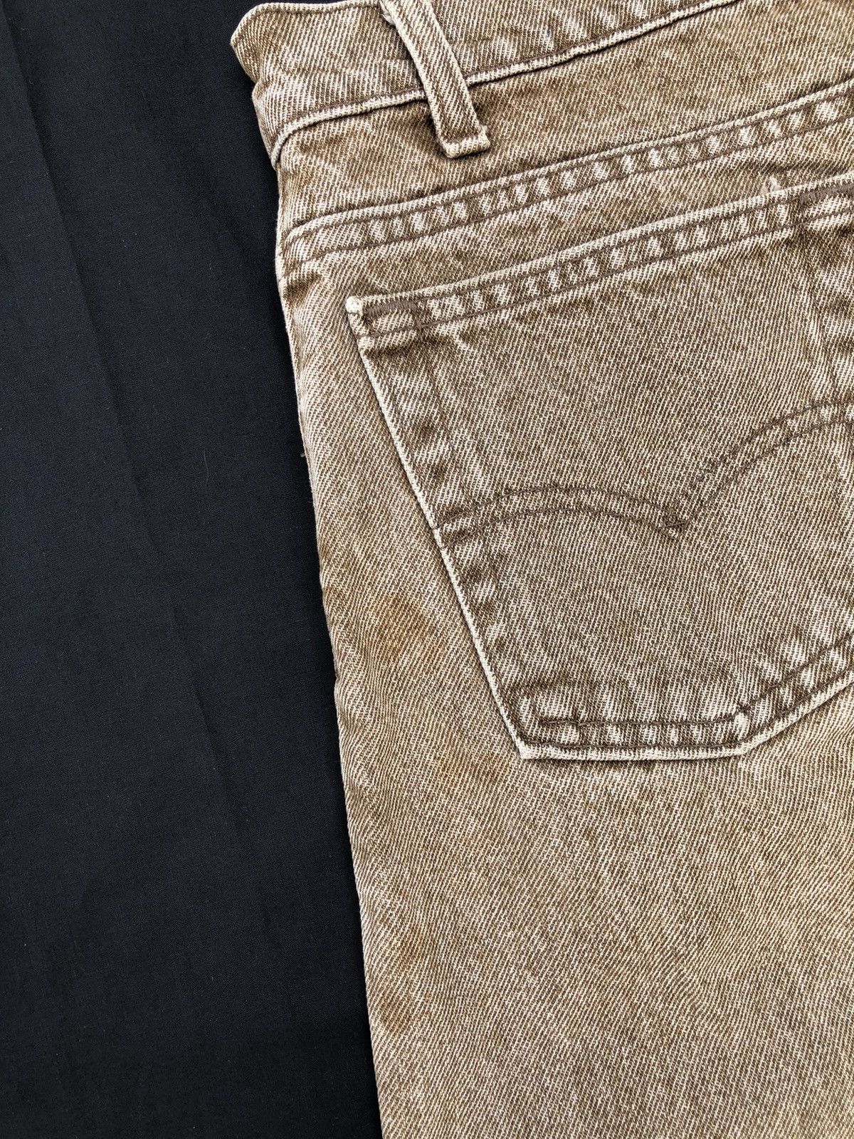 Levi's Vintage Late 80s Levi’s 550 Brown Denim Jeans Made in Usa Size US 30 / EU 46 - 13 Thumbnail