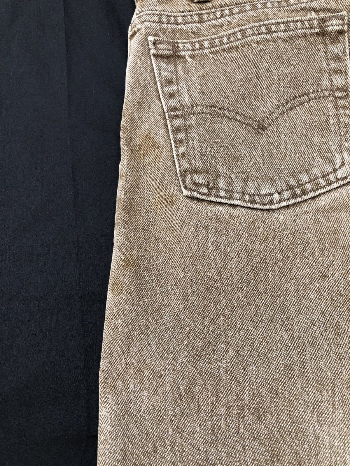 Levi's Vintage Late 80s Levi’s 550 Brown Denim Jeans Made in Usa Size US 30 / EU 46 - 15 Thumbnail
