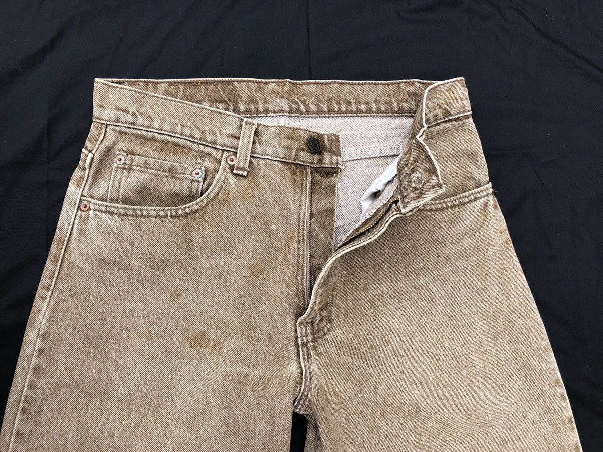 Levi's Vintage Late 80s Levi’s 550 Brown Denim Jeans Made in Usa Size US 30 / EU 46 - 3 Thumbnail