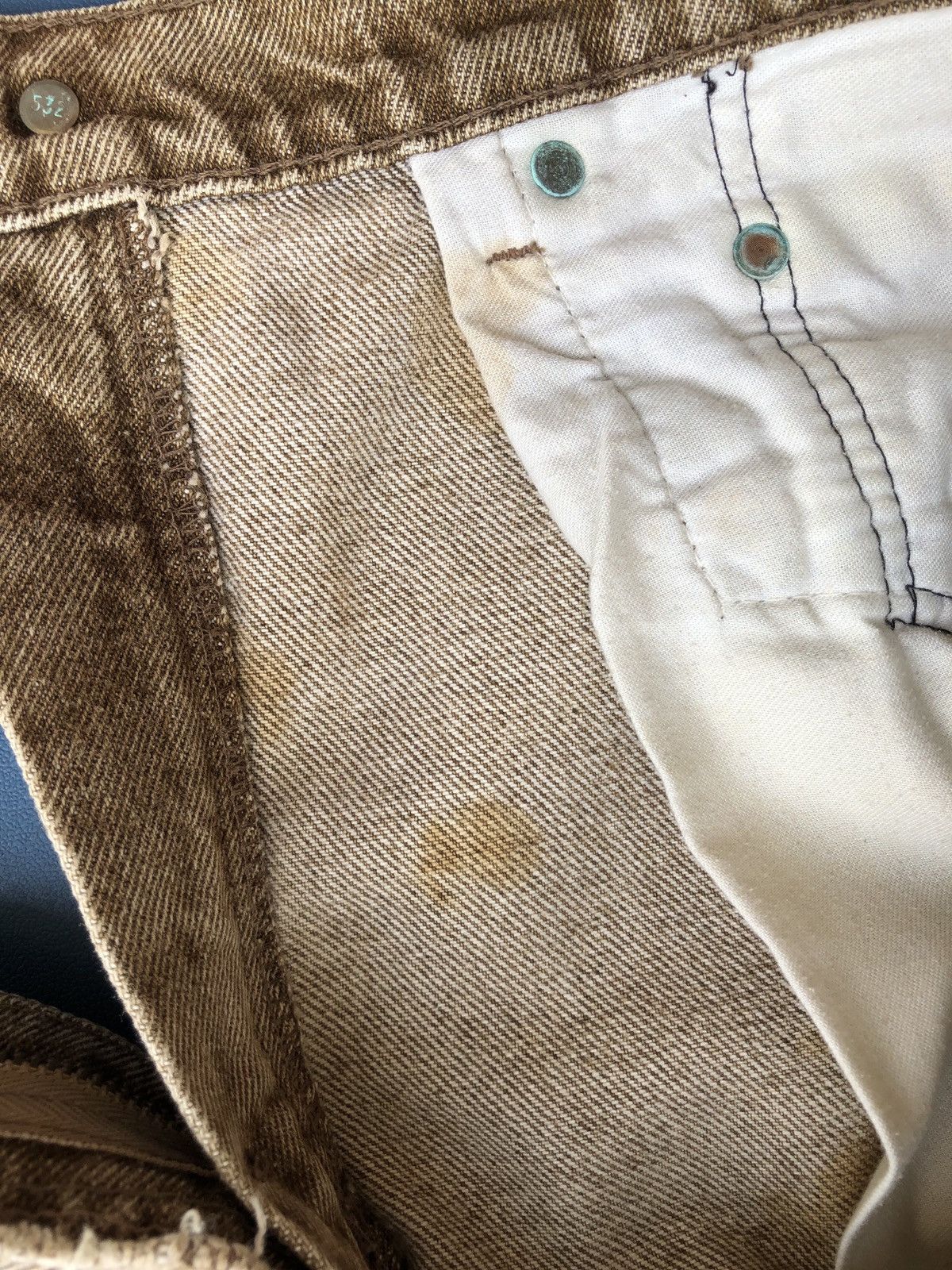 Levi's Vintage Late 80s Levi’s 550 Brown Denim Jeans Made in Usa Size US 30 / EU 46 - 21 Thumbnail