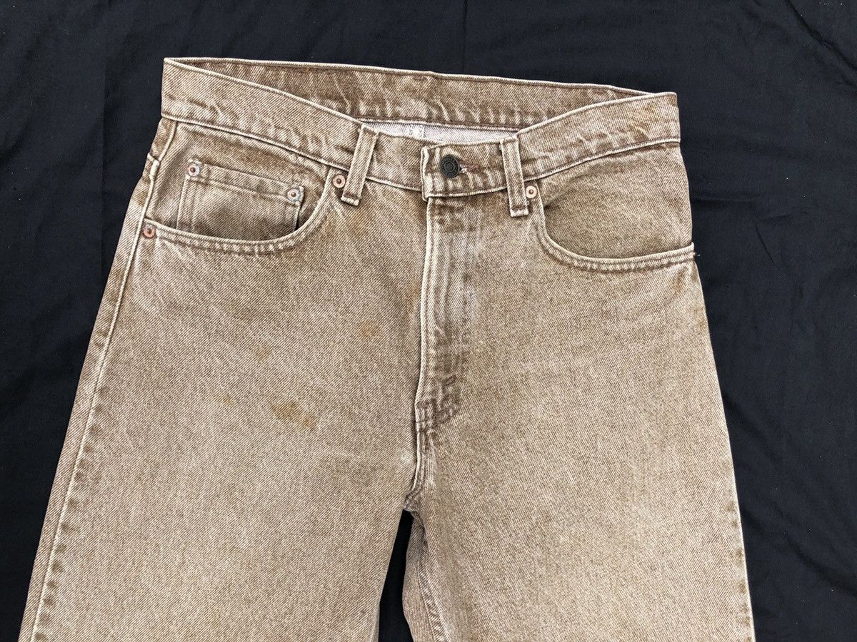 Levi's Vintage Late 80s Levi’s 550 Brown Denim Jeans Made in Usa Size US 30 / EU 46 - 2 Thumbnail