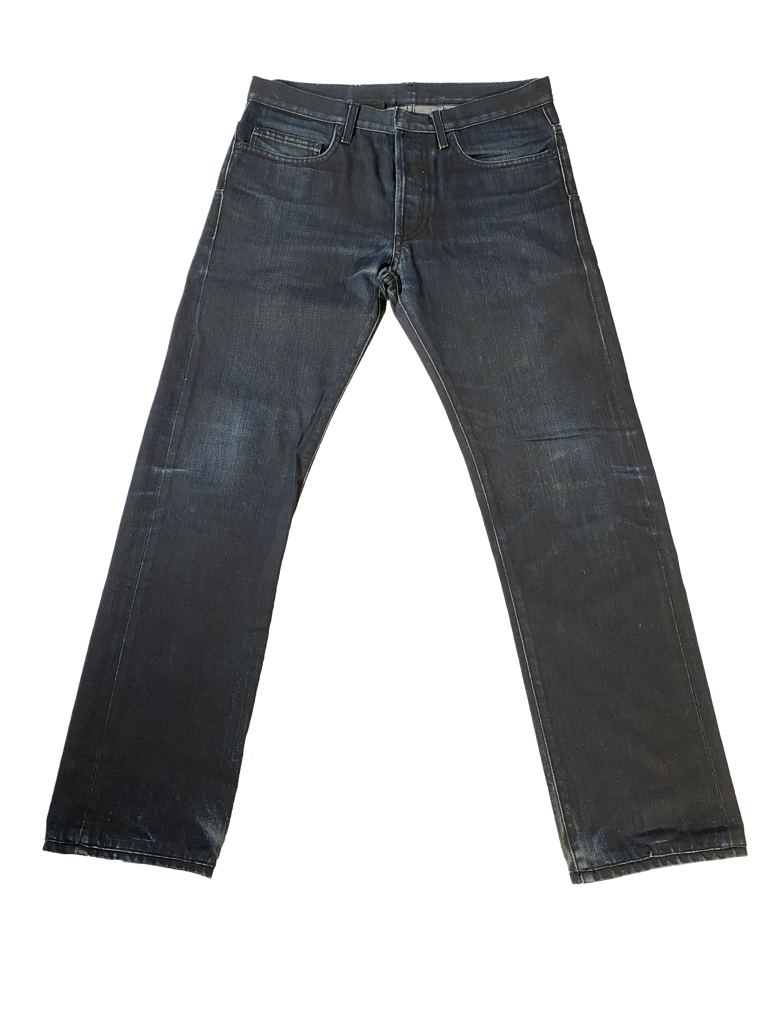 ⚡️QUICK SALE⚡️2003 Dior Blue Painted Black Jeans Hedi