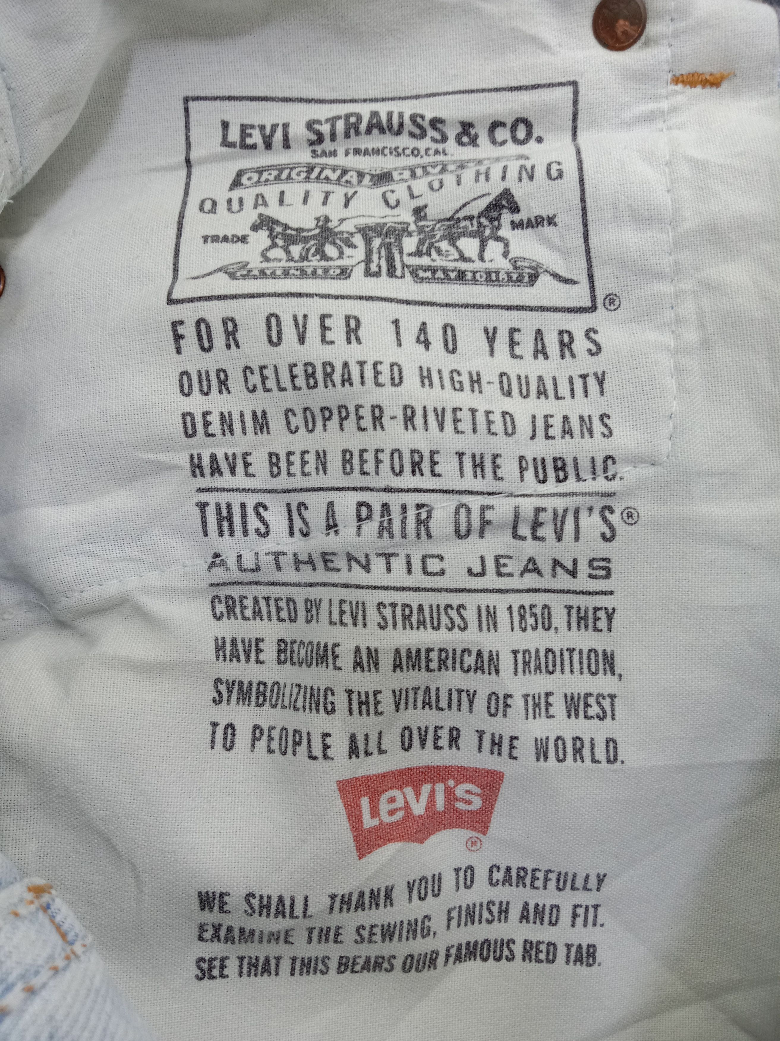 Levi's Vintage 90s Levi's 512 Jeans Slim Fit Tapered Leg Denim Size 27" / US 4 / IT 40 - 14 Thumbnail