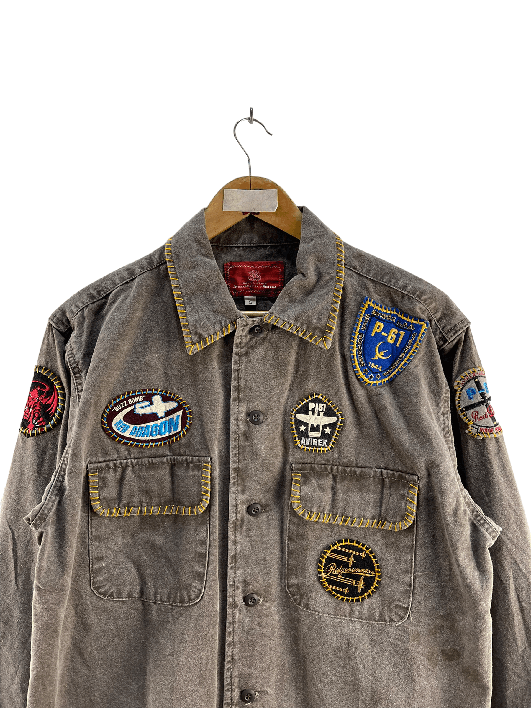 Avirex AVIREX OFFICER UNIFORM PATCHES JACKET Size US M / EU 48-50 / 2 - 8 Thumbnail