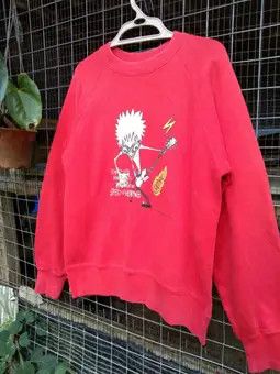 Japanese Brand × Vintage MISCHIEVOUS MEN'S PRINTED SWEATSHIRT Size US M / EU 48-50 / 2 - 3 Thumbnail
