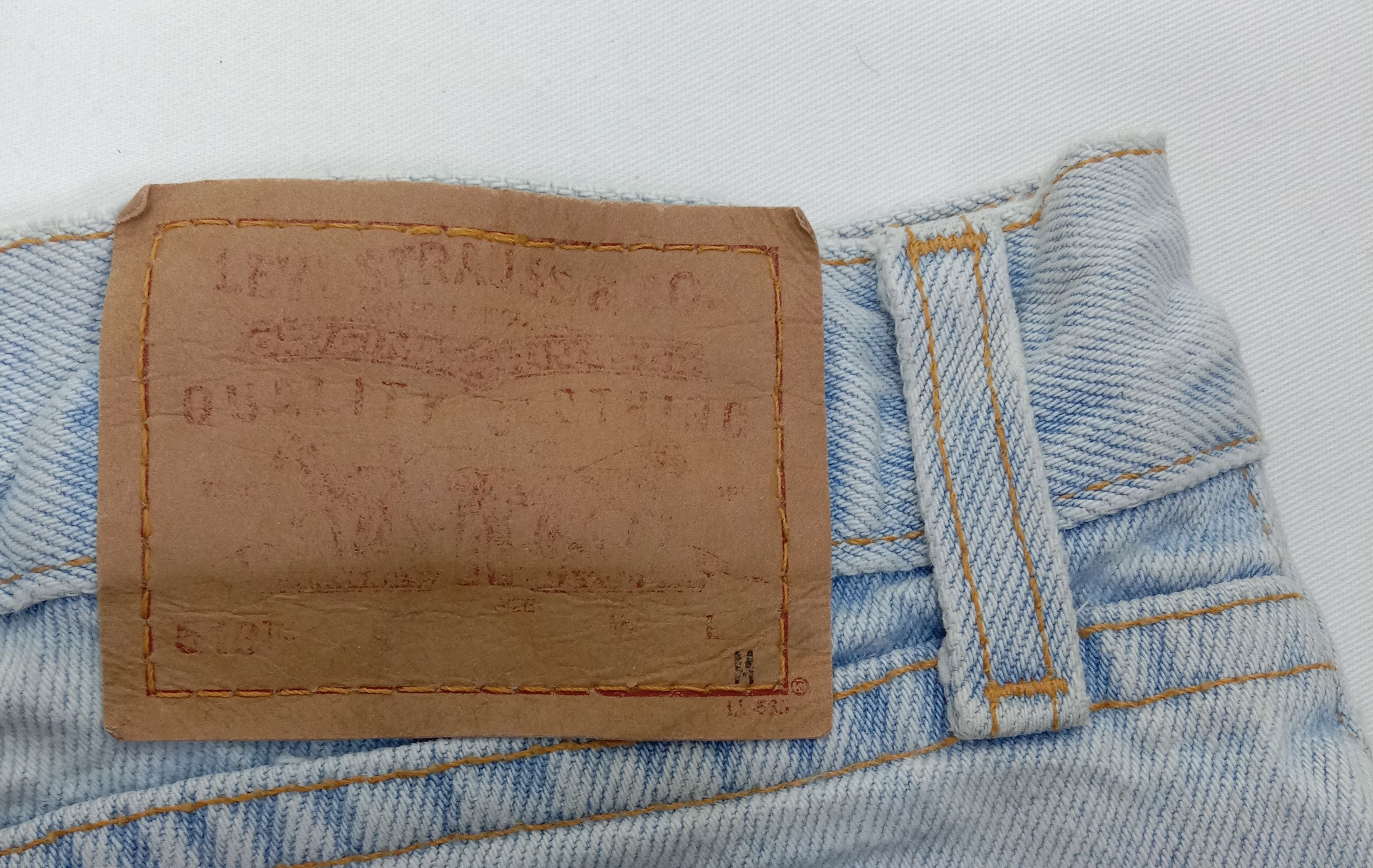 Levi's Vintage Levi's 518 Flare Jeans Light Wash Denim Size 28" / US 6 / IT 42 - 14 Thumbnail