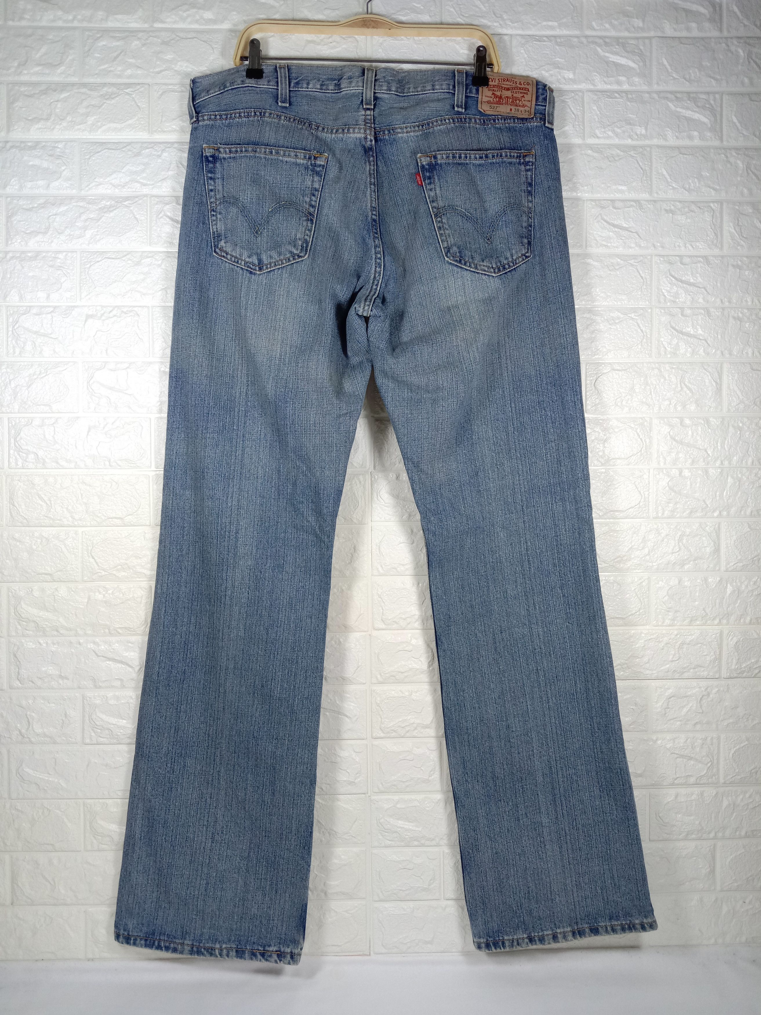 Levi's Vintage Levi's 527 Flare Jeans Faded Blue Denim Size US 38 / EU 54 - 5 Thumbnail