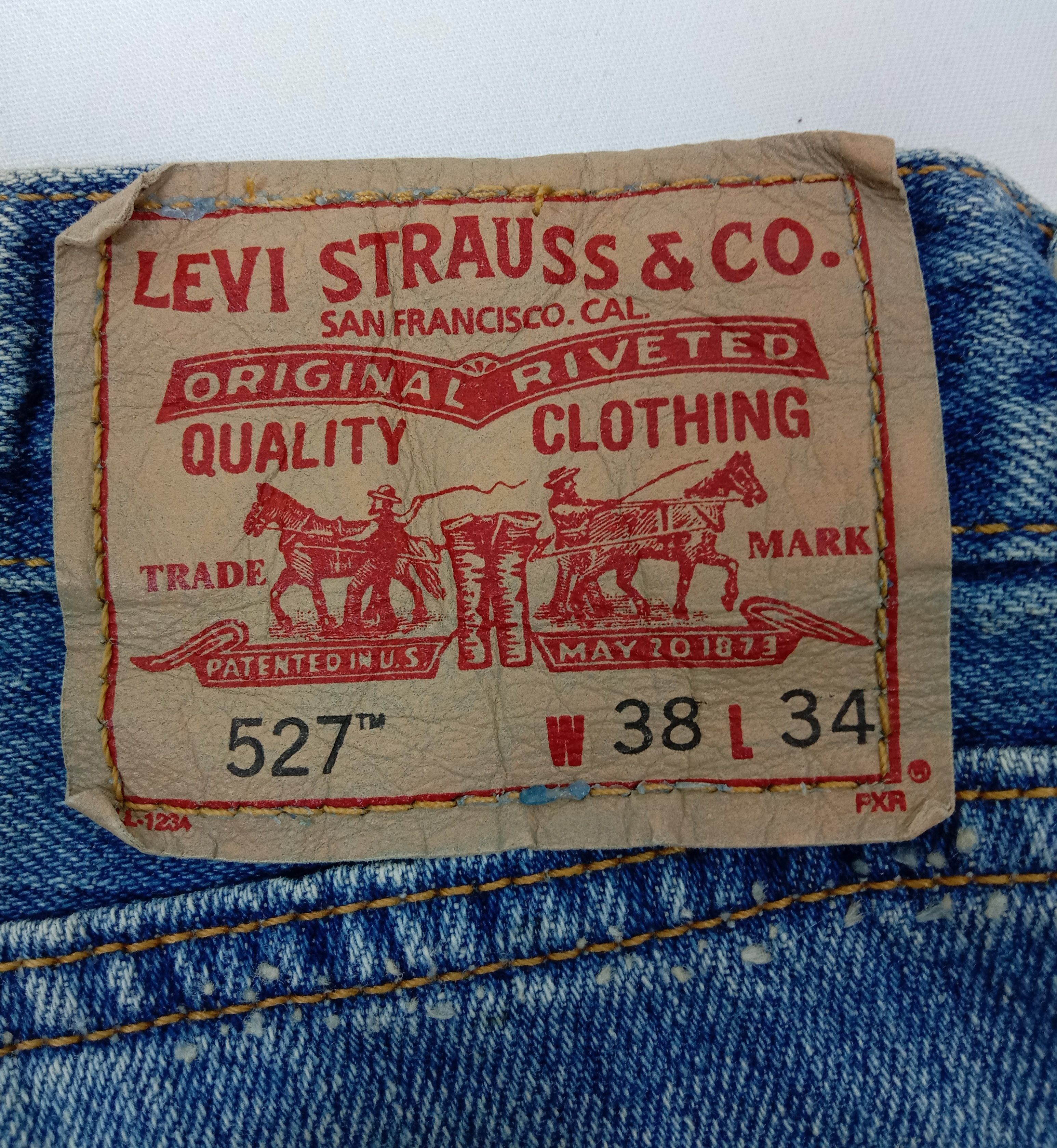 Levi's Vintage Levi's 527 Flare Jeans Faded Blue Denim Size US 38 / EU 54 - 14 Thumbnail