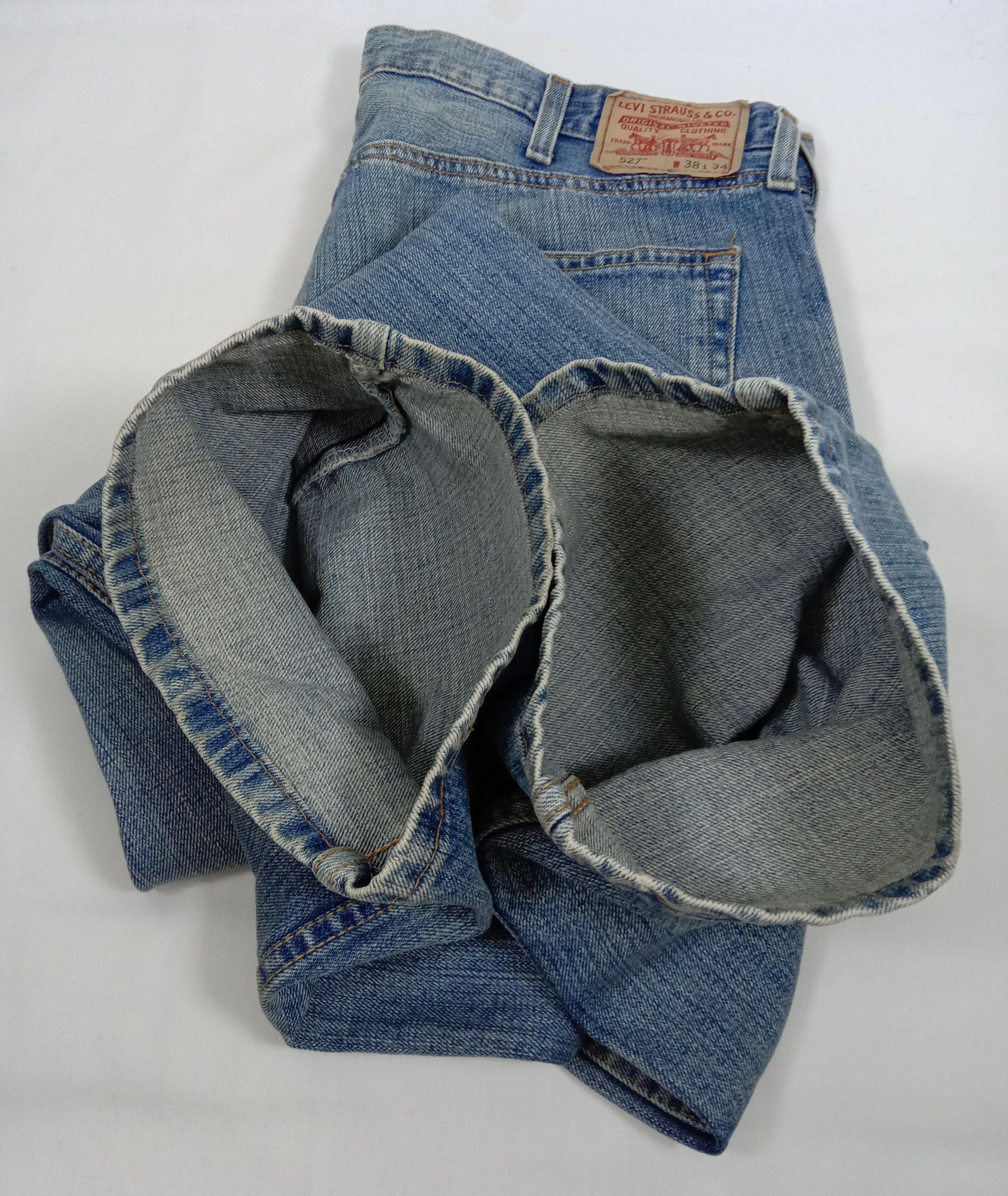 Levi's Vintage Levi's 527 Flare Jeans Faded Blue Denim Size US 38 / EU 54 - 15 Thumbnail