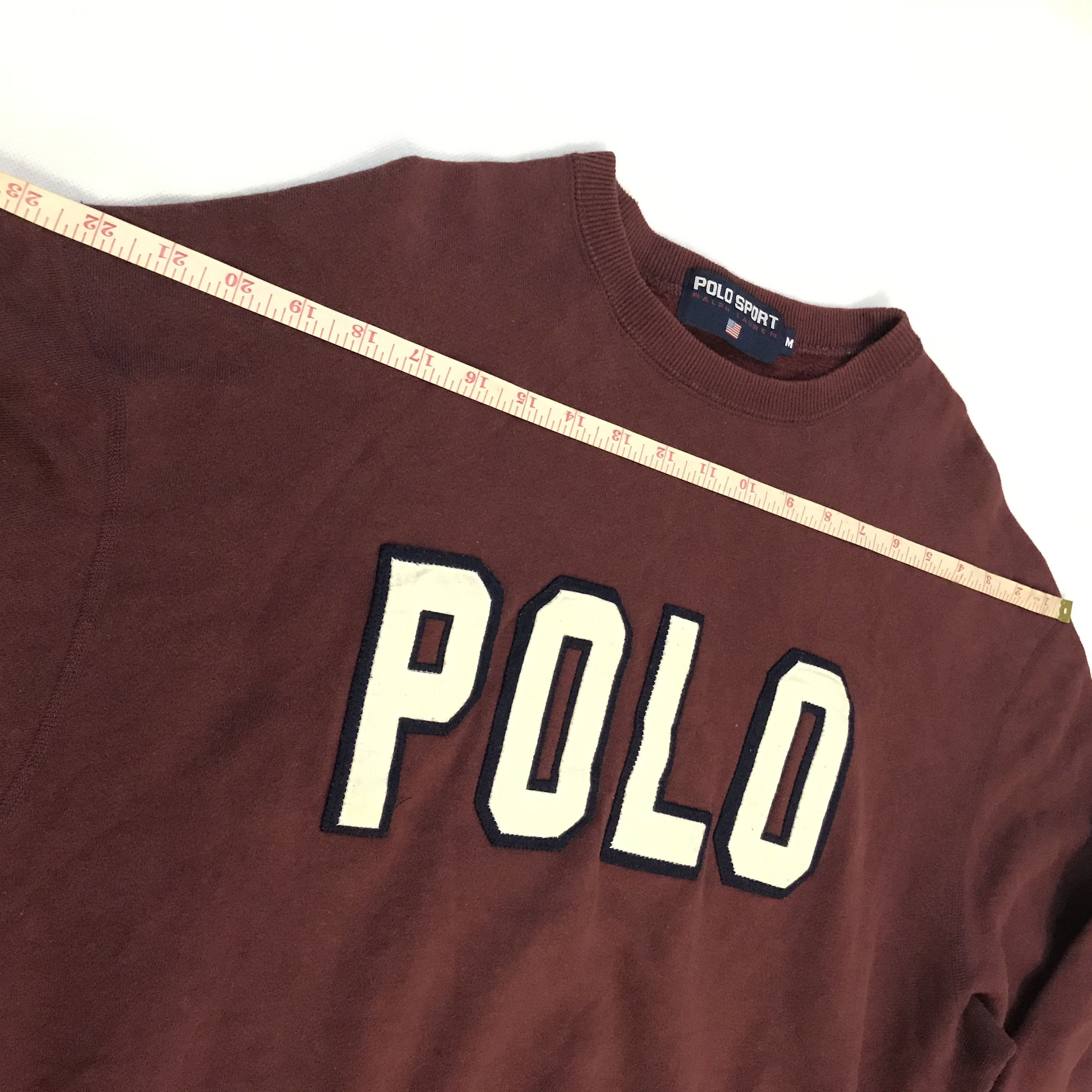 Polo Ralph Lauren 🔥🔥💰💰Vintage 90s Polo Sport sweatshirt SPELLOUT Size US M / EU 48-50 / 2 - 5 Thumbnail
