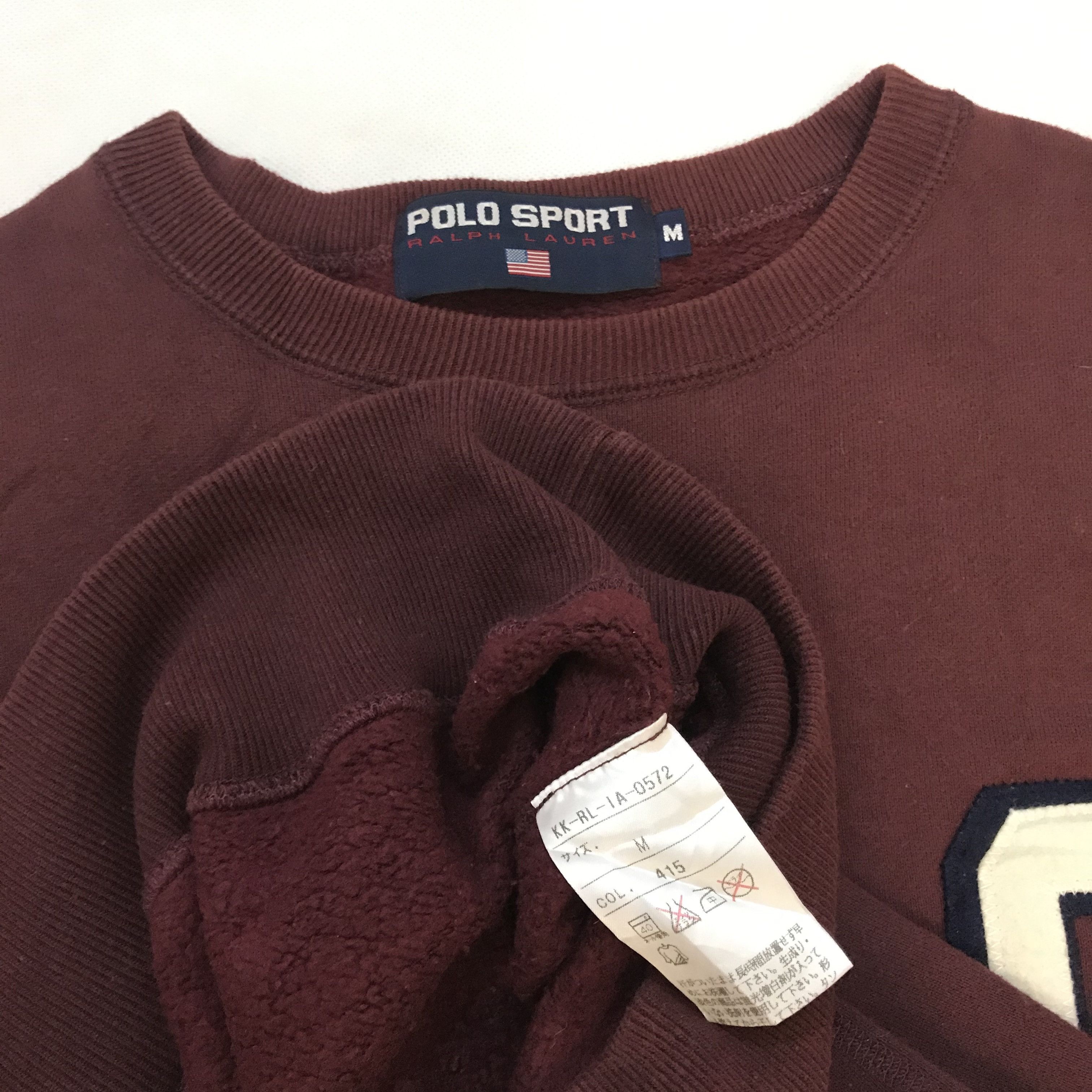 Polo Ralph Lauren 🔥🔥💰💰Vintage 90s Polo Sport sweatshirt SPELLOUT Size US M / EU 48-50 / 2 - 4 Thumbnail