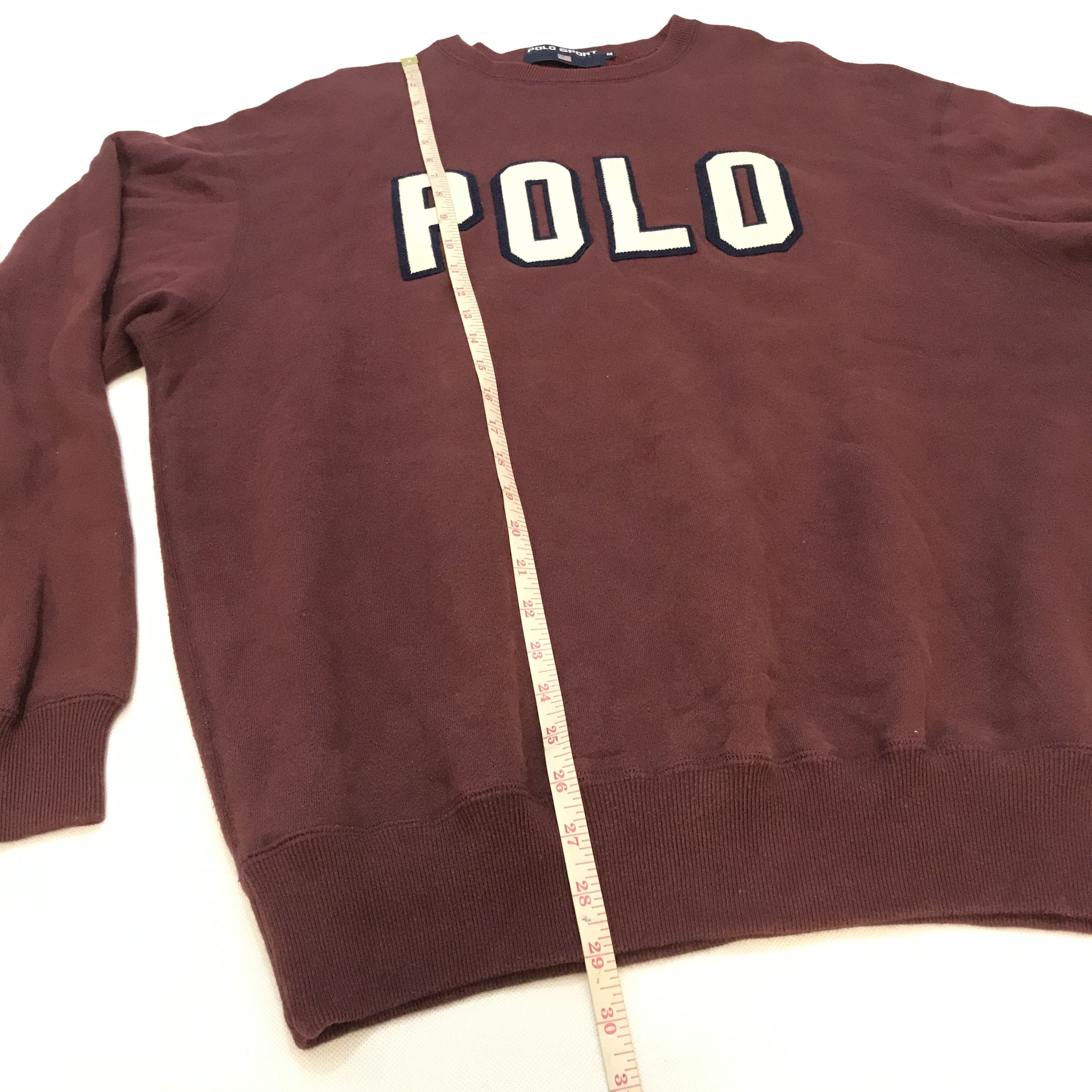 Polo Ralph Lauren 🔥🔥💰💰Vintage 90s Polo Sport sweatshirt SPELLOUT Size US M / EU 48-50 / 2 - 7 Thumbnail
