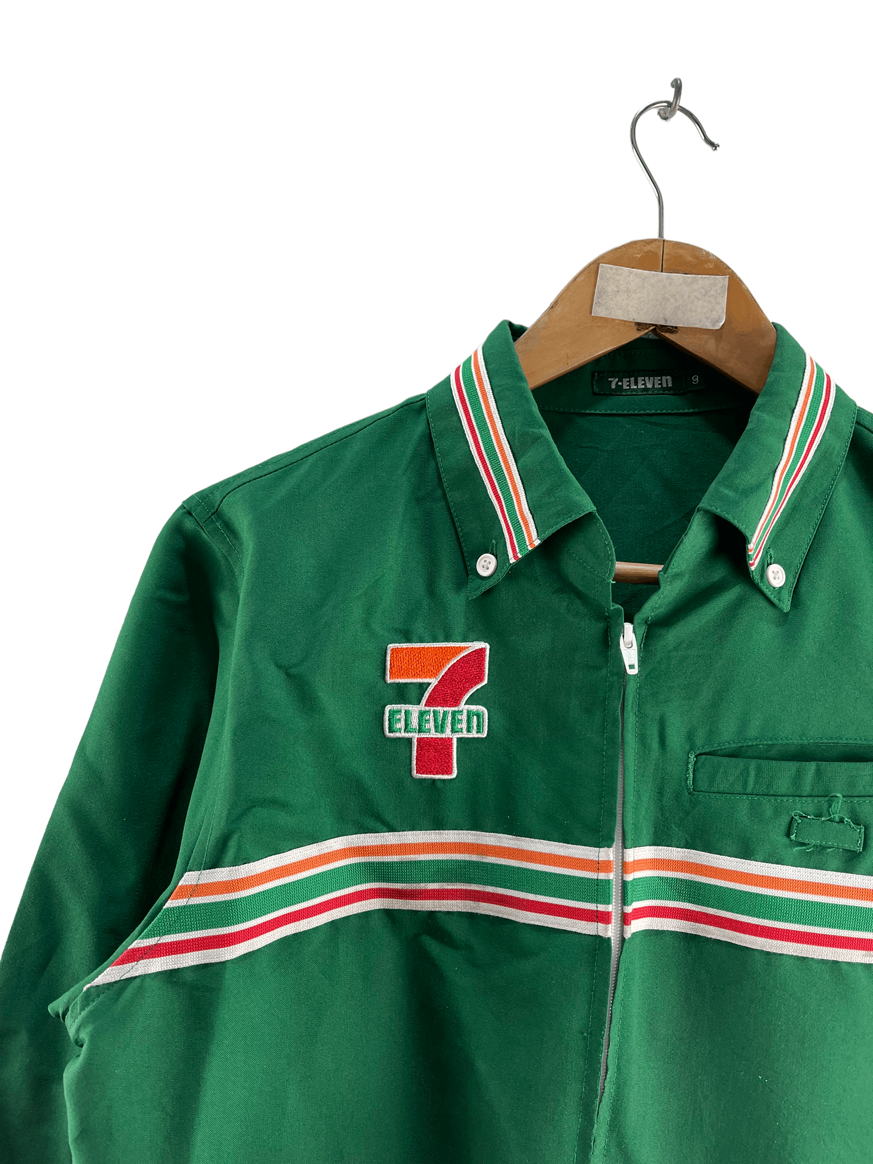 Japanese Brand × Uniform Wares Vintage Seven Eleven Workers Long Sleeve Tshirt Size US S / EU 44-46 / 1 - 8 Thumbnail