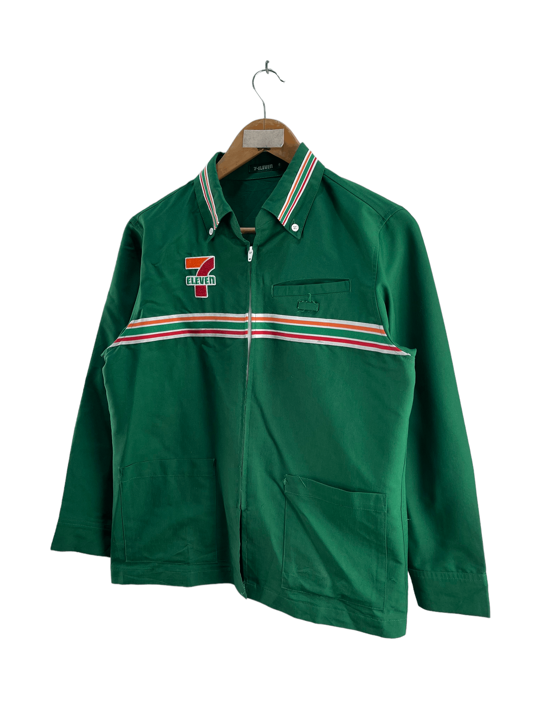 Japanese Brand × Uniform Wares Vintage Seven Eleven Workers Long Sleeve Tshirt Size US S / EU 44-46 / 1 - 5 Thumbnail
