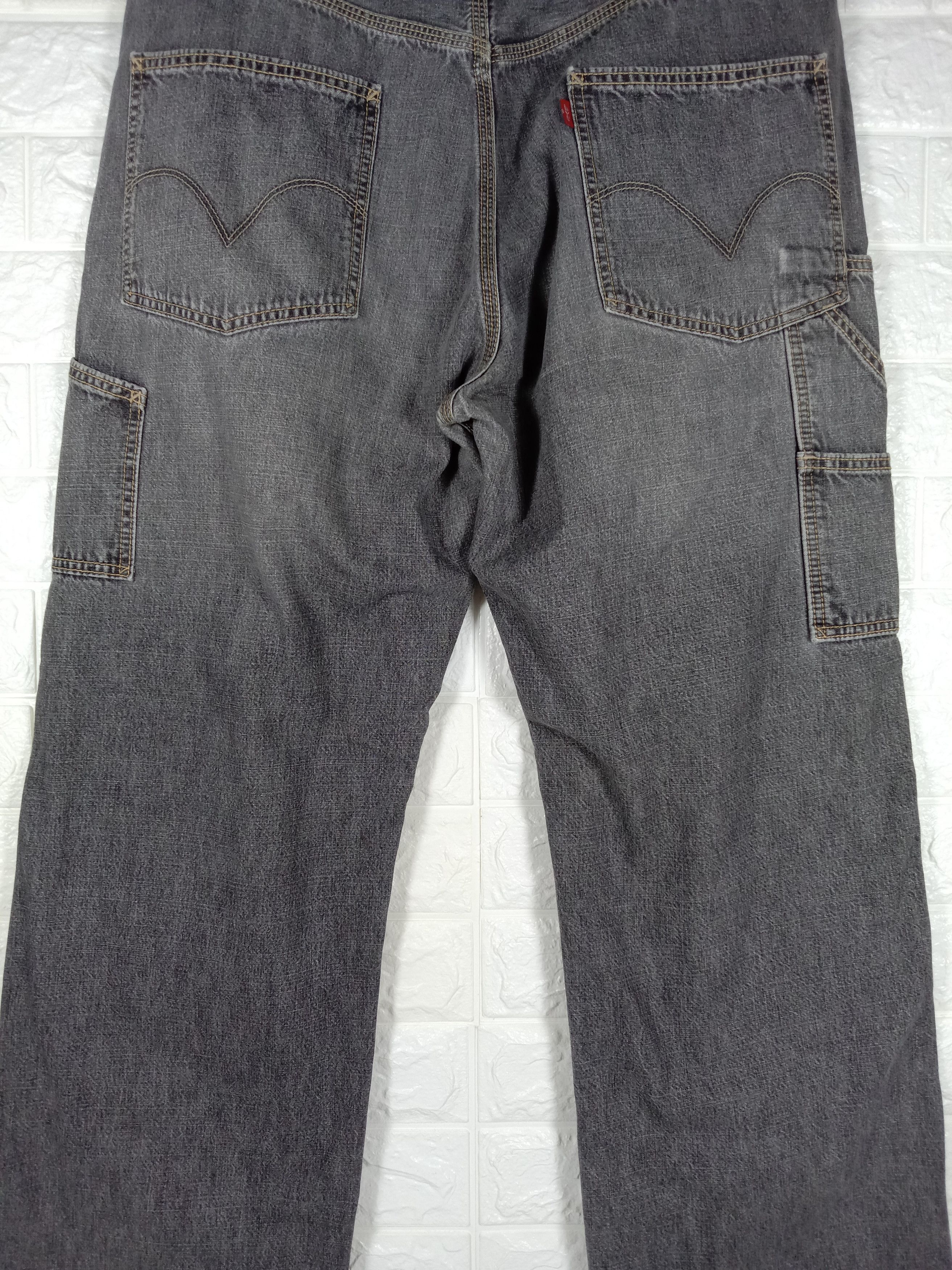 Levi's Vintage Levi's Faded Black Carpenter Jeans Size US 34 / EU 50 - 3 Thumbnail