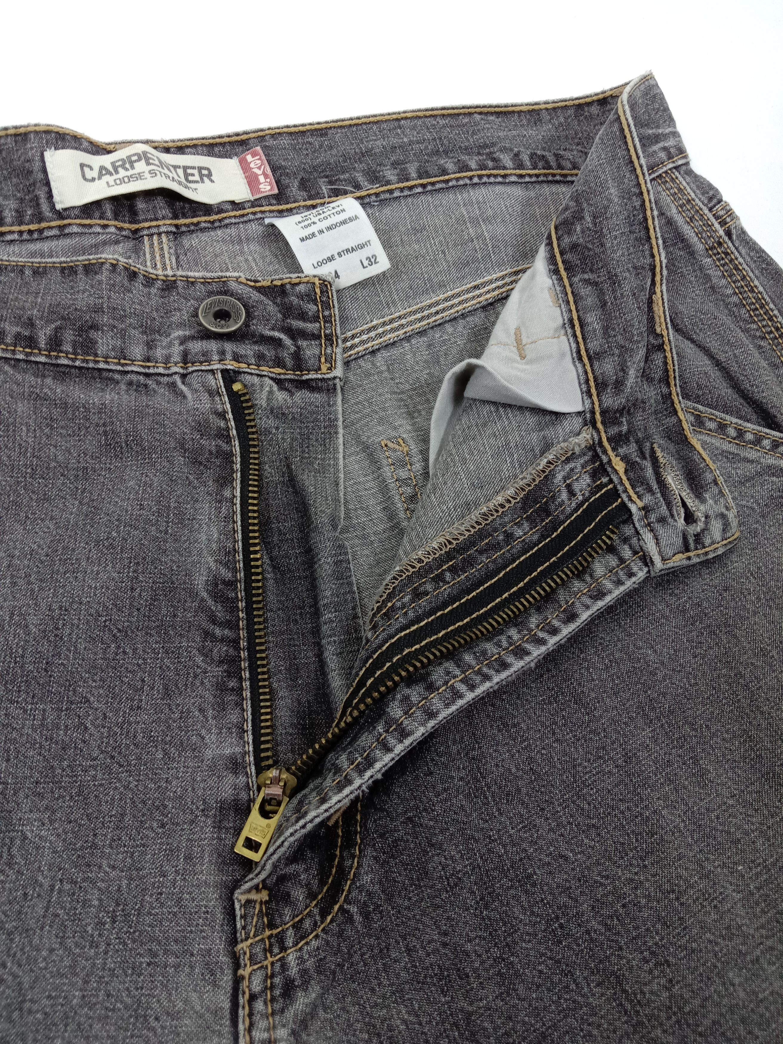 Levi's Vintage Levi's Faded Black Carpenter Jeans Size US 34 / EU 50 - 11 Thumbnail