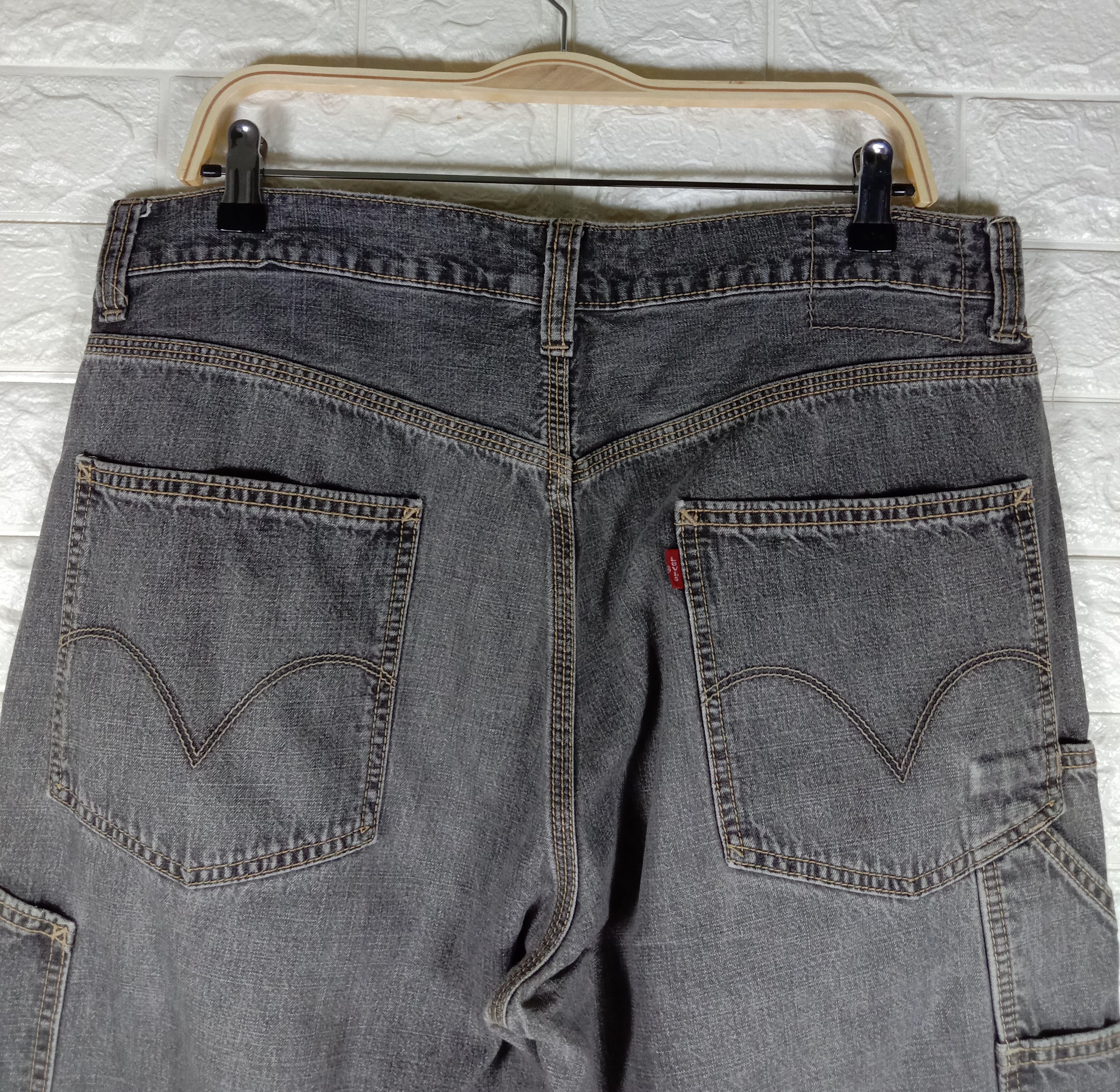 Levi's Vintage Levi's Faded Black Carpenter Jeans Size US 34 / EU 50 - 2 Thumbnail