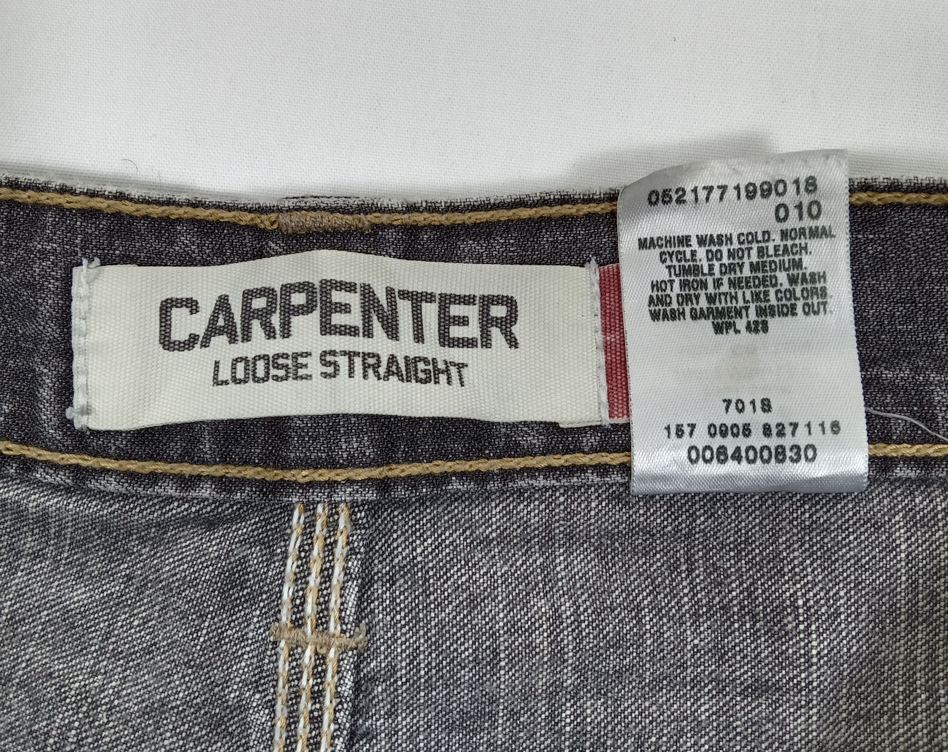 Levi's Vintage Levi's Faded Black Carpenter Jeans Size US 34 / EU 50 - 15 Thumbnail