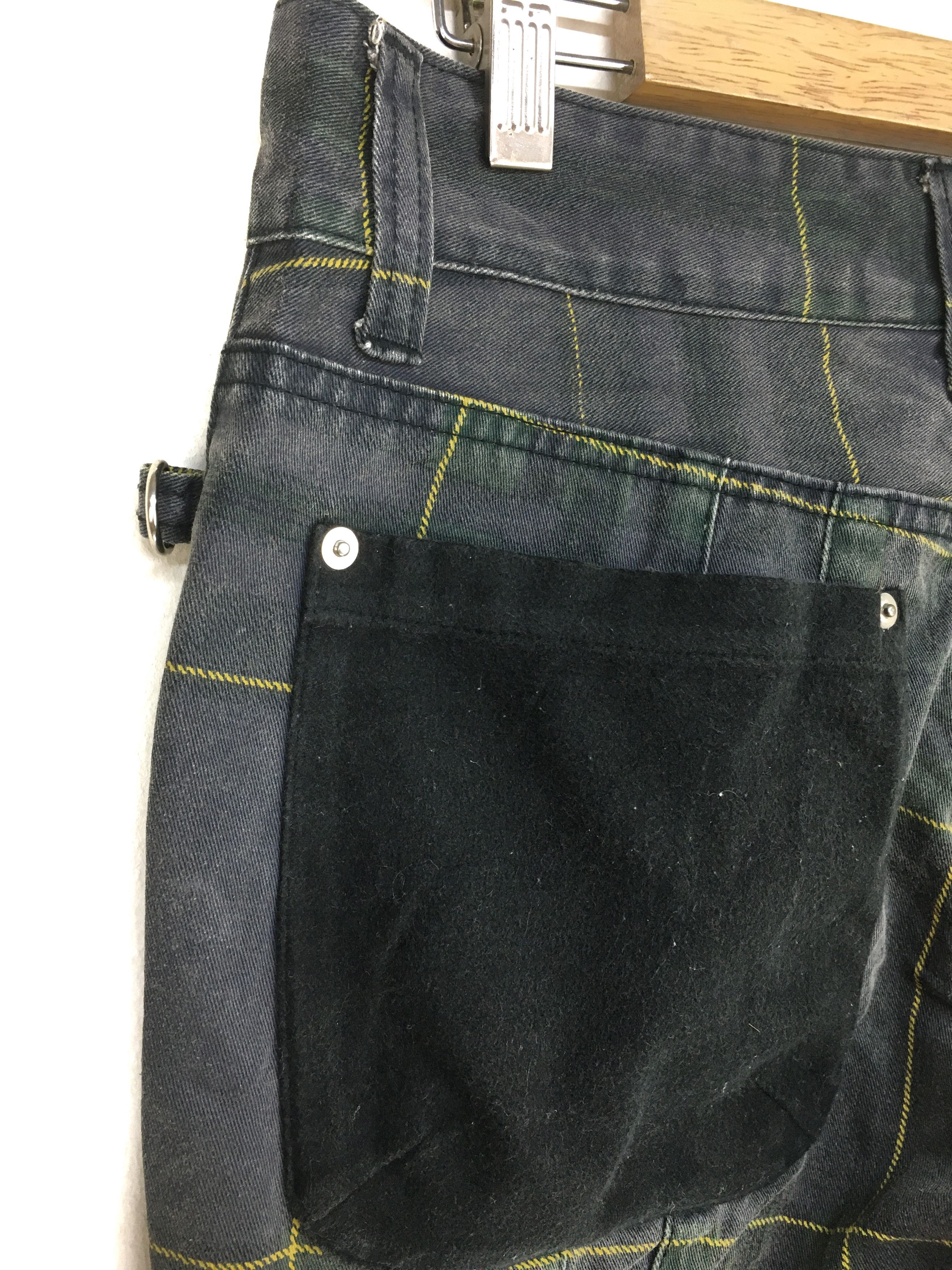 Japanese Brand Japanese Brand Checkered Zipper Punk Pants Size US 31 - 3 Thumbnail