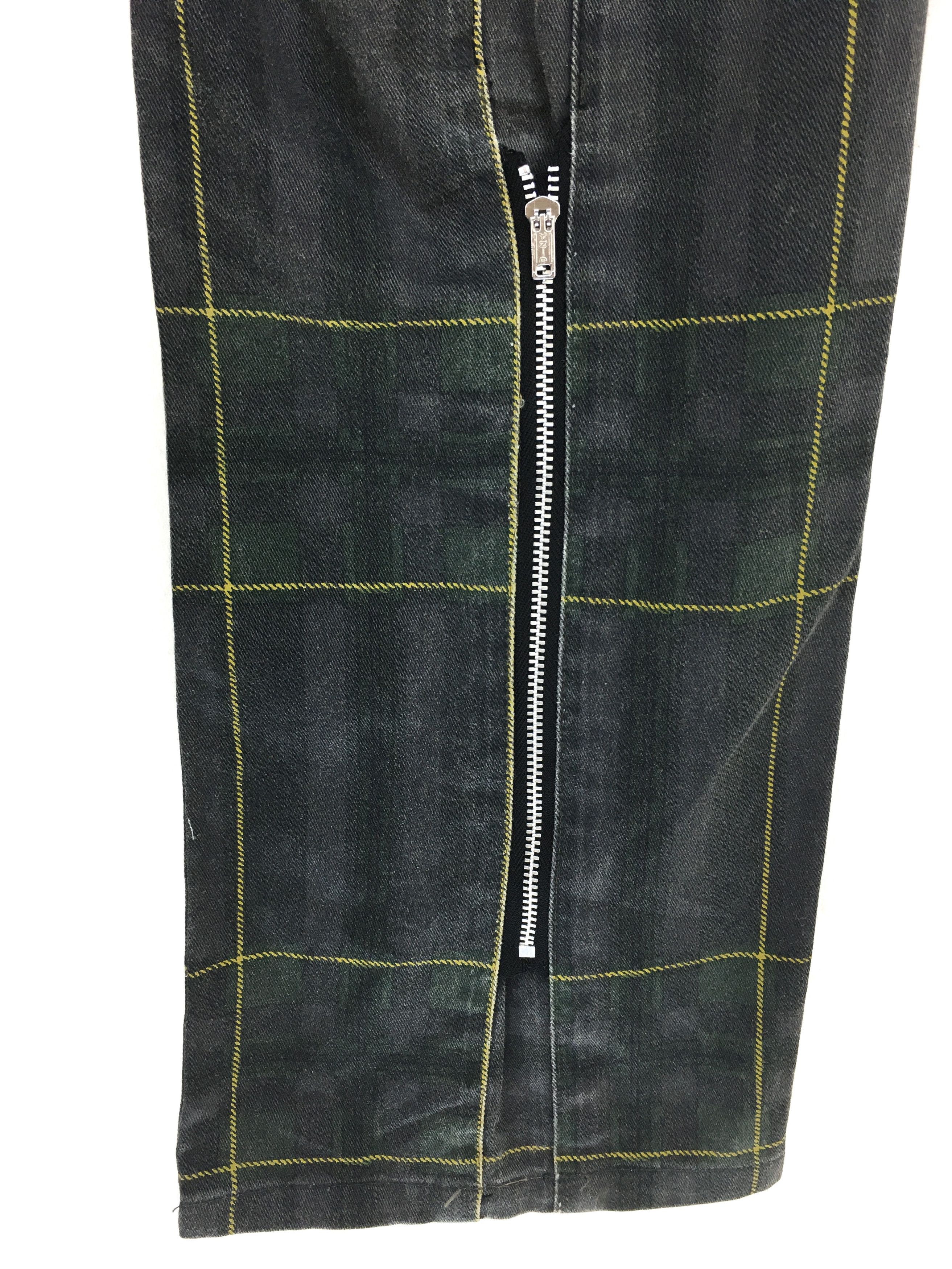 Japanese Brand Japanese Brand Checkered Zipper Punk Pants Size US 31 - 8 Thumbnail