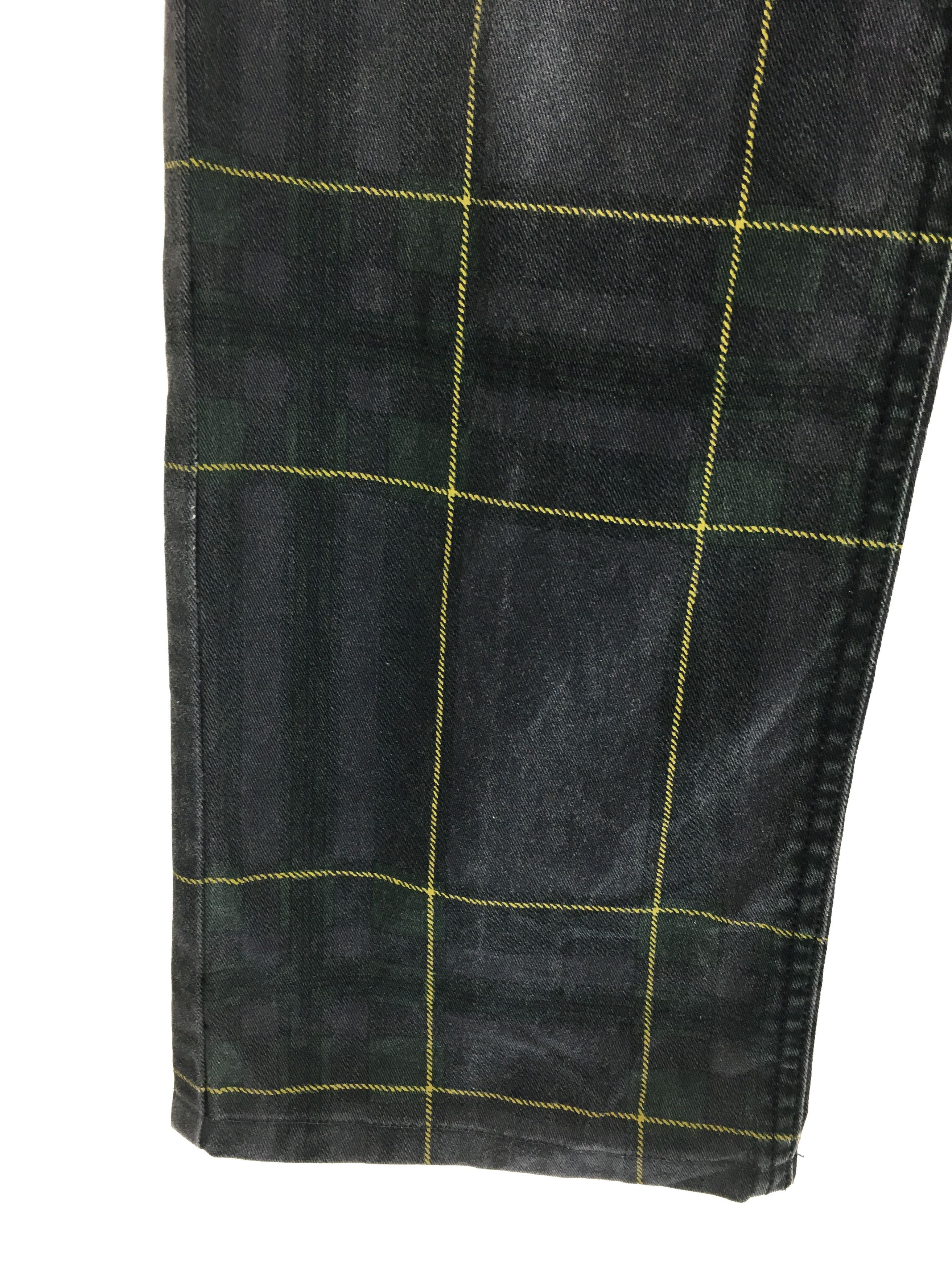 Japanese Brand Japanese Brand Checkered Zipper Punk Pants Size US 31 - 18 Thumbnail