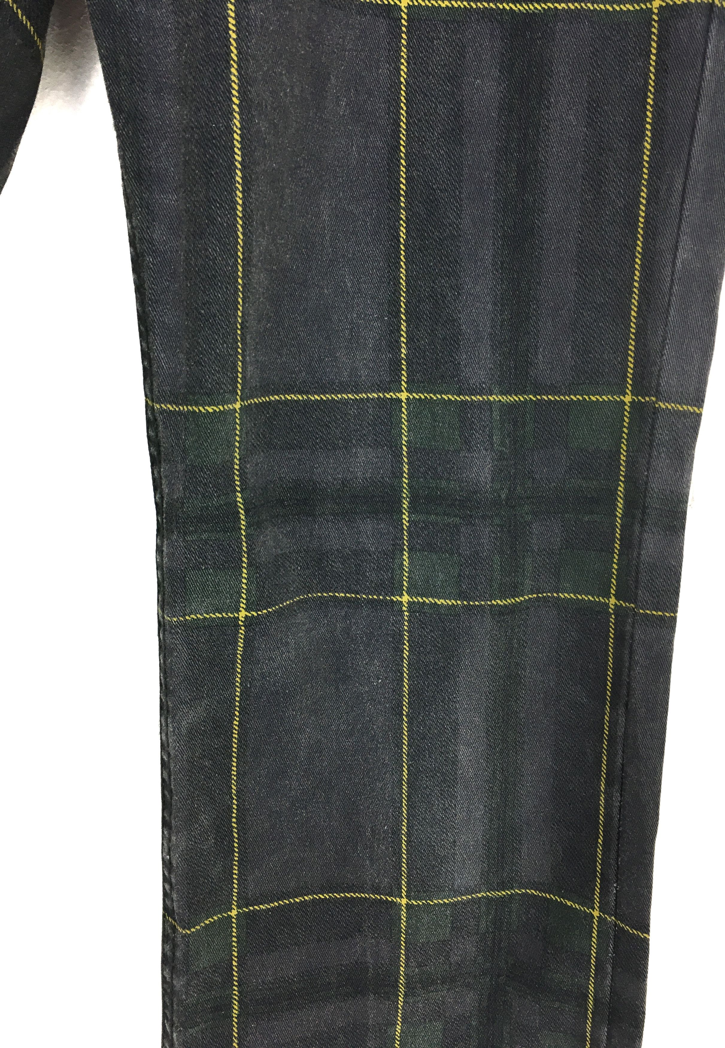 Japanese Brand Japanese Brand Checkered Zipper Punk Pants Size US 31 - 17 Thumbnail