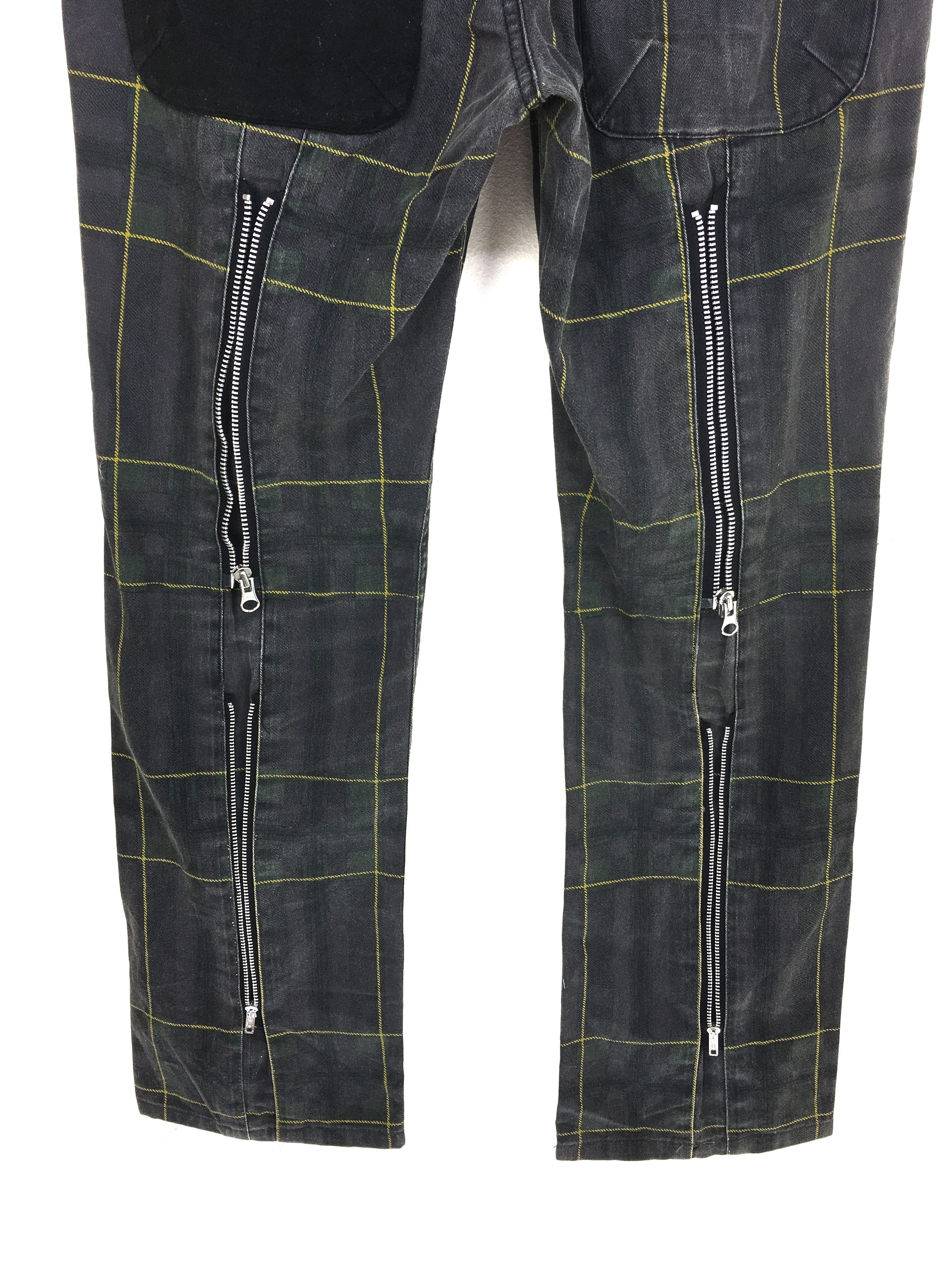 Japanese Brand Japanese Brand Checkered Zipper Punk Pants Size US 31 - 9 Thumbnail