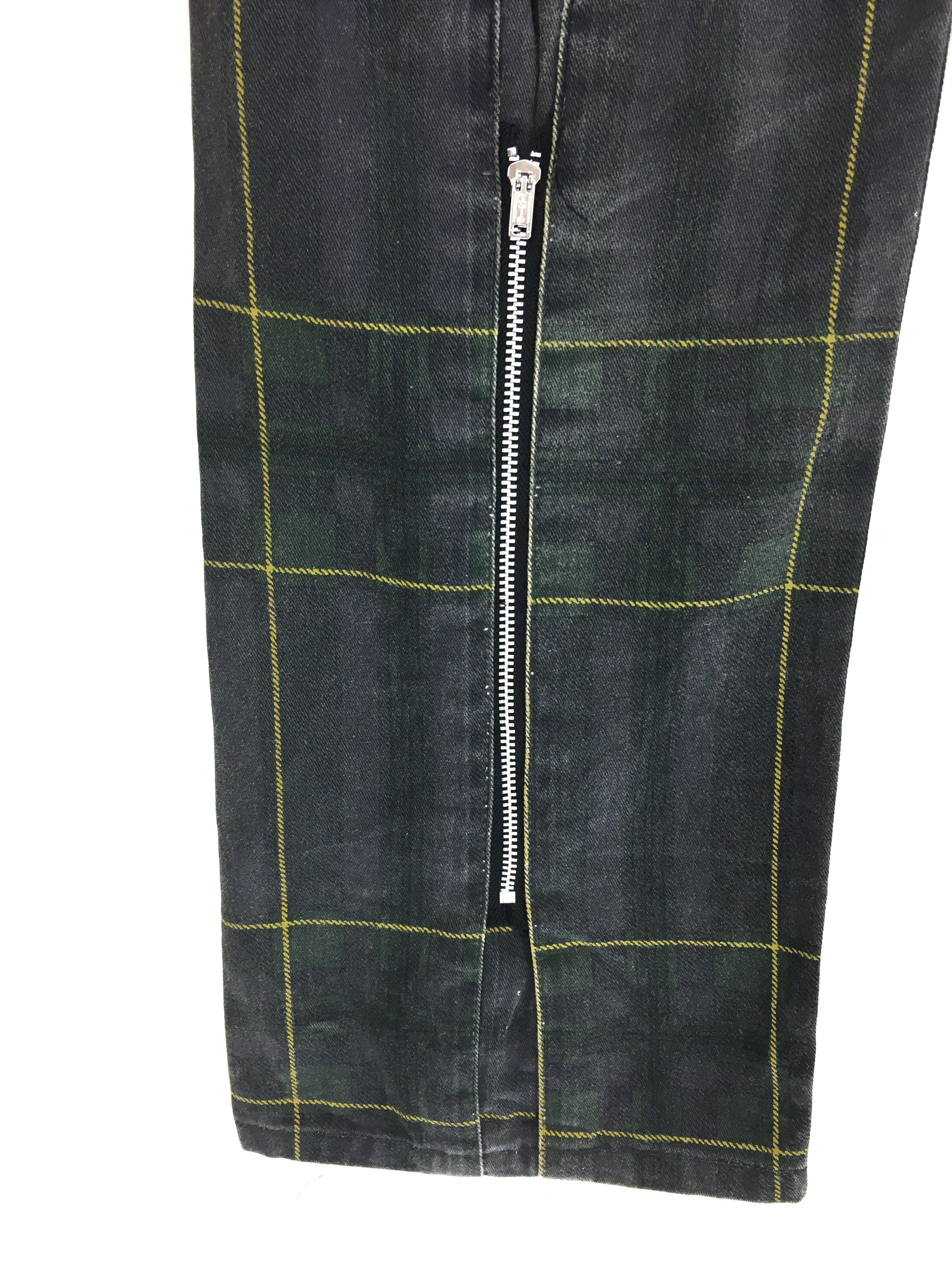 Japanese Brand Japanese Brand Checkered Zipper Punk Pants Size US 31 - 7 Thumbnail