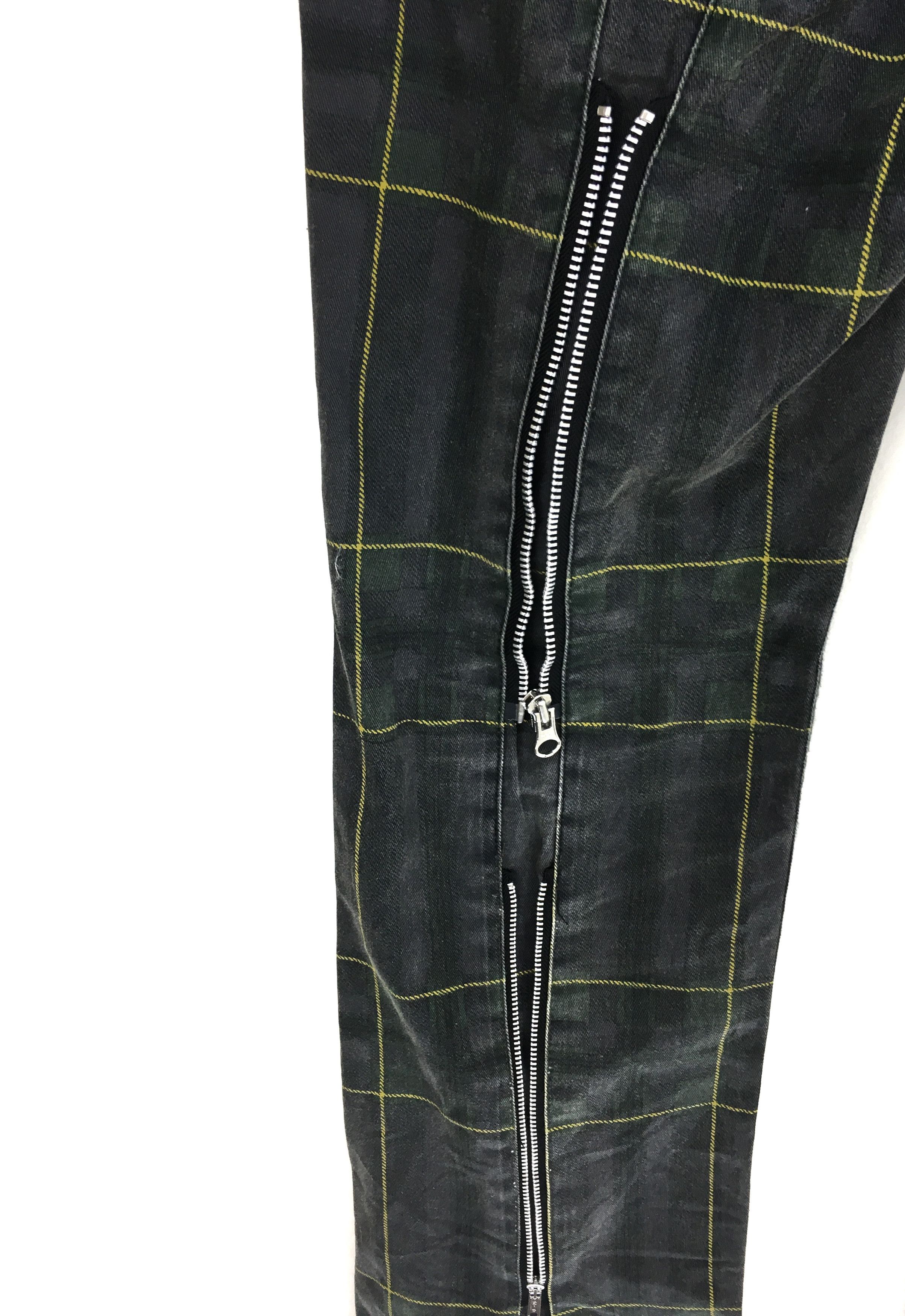 Japanese Brand Japanese Brand Checkered Zipper Punk Pants Size US 31 - 10 Thumbnail