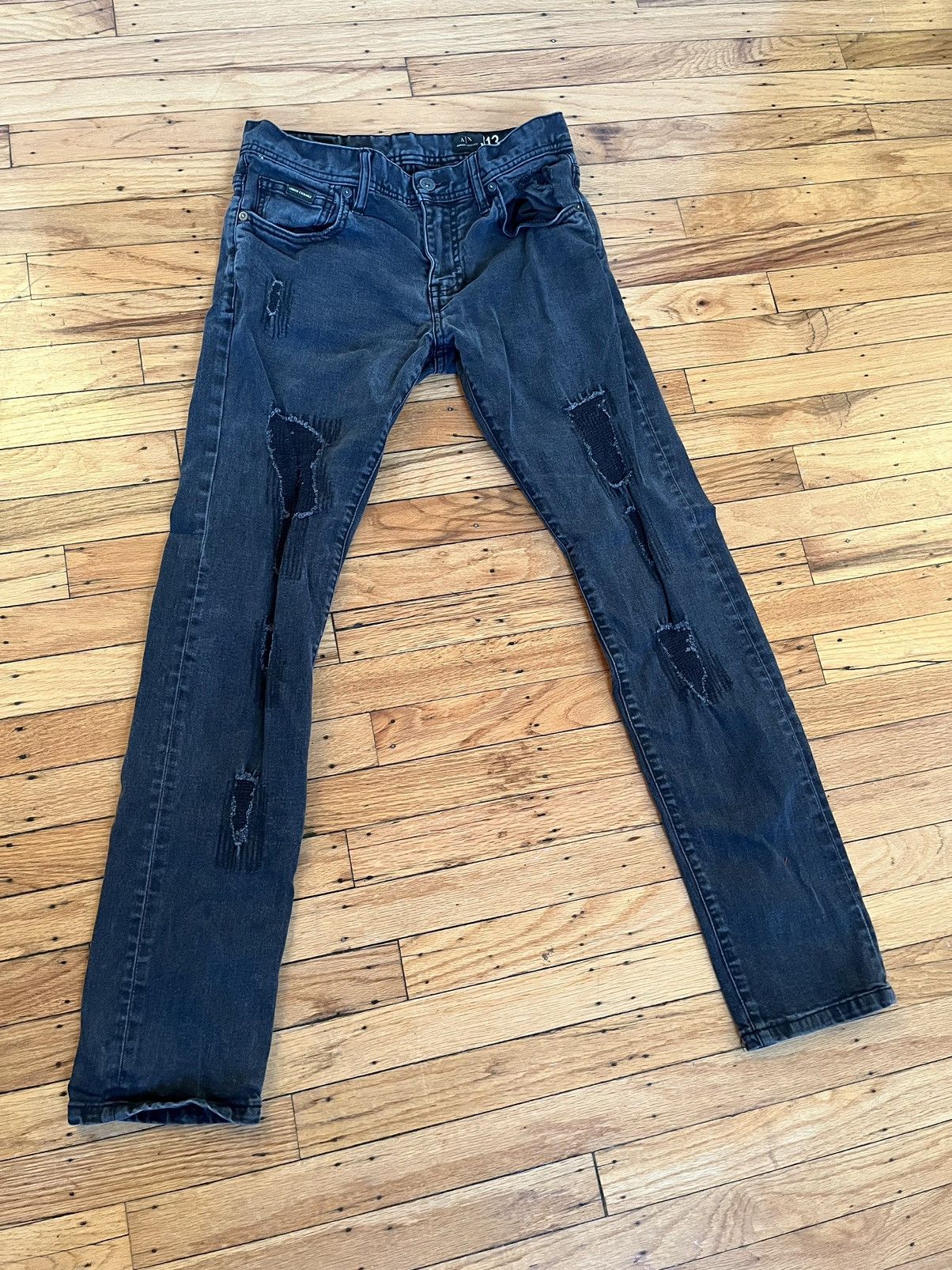 Armani Exchange Black Armani Exchange J13 Denim Size US 30 / EU 46 - 1 Thumbnail