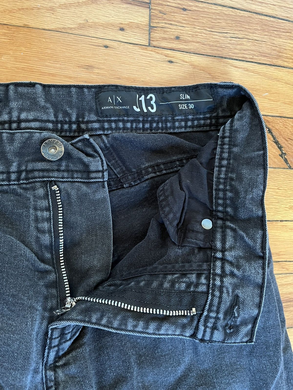 Armani Exchange Black Armani Exchange J13 Denim Size US 30 / EU 46 - 5 Thumbnail
