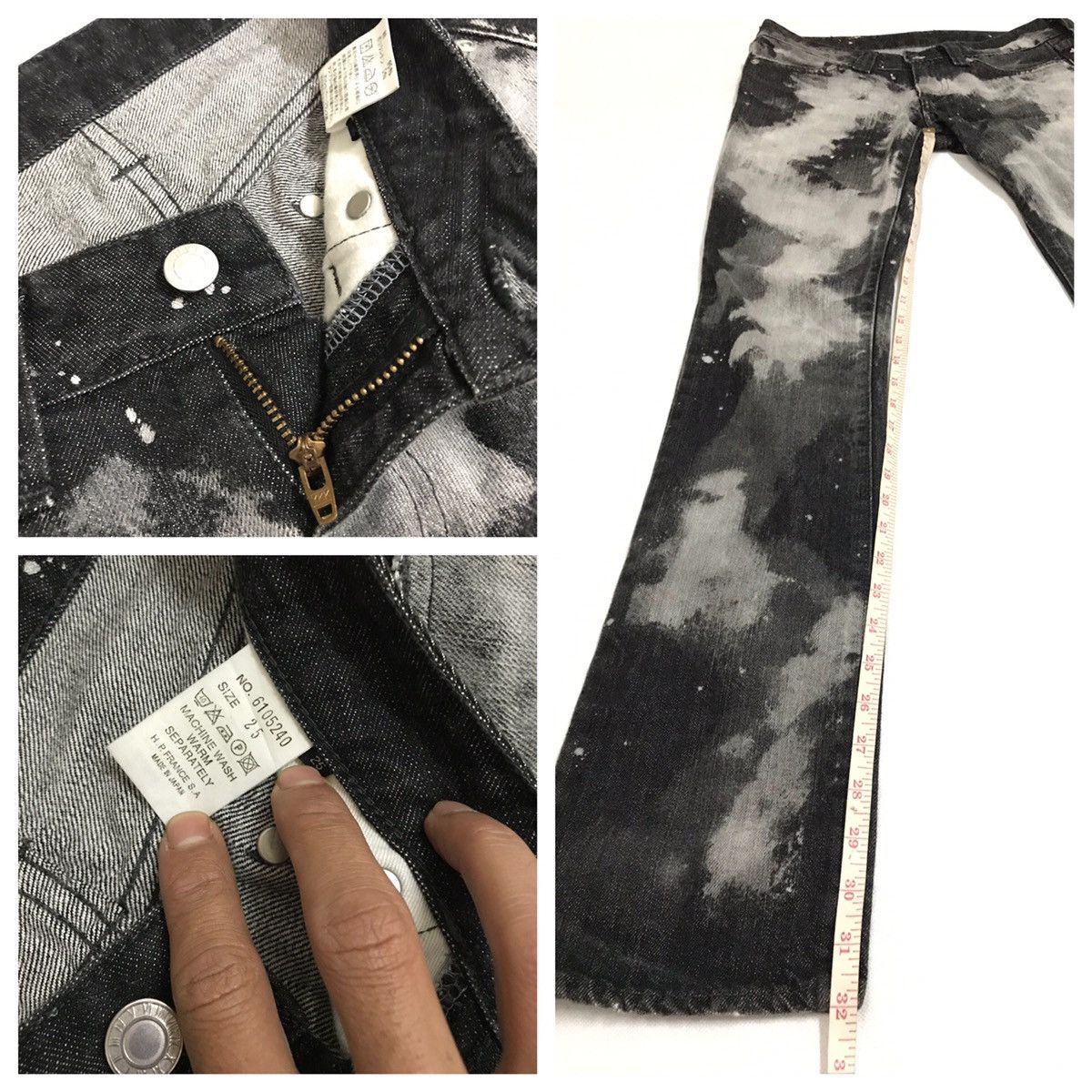 If Six Was Nine × Japanese Brand × Le Grande Bleu (L.G.B.) 🔥🔥💰💰Enchantement acid wash Size US 29 - 5 Thumbnail