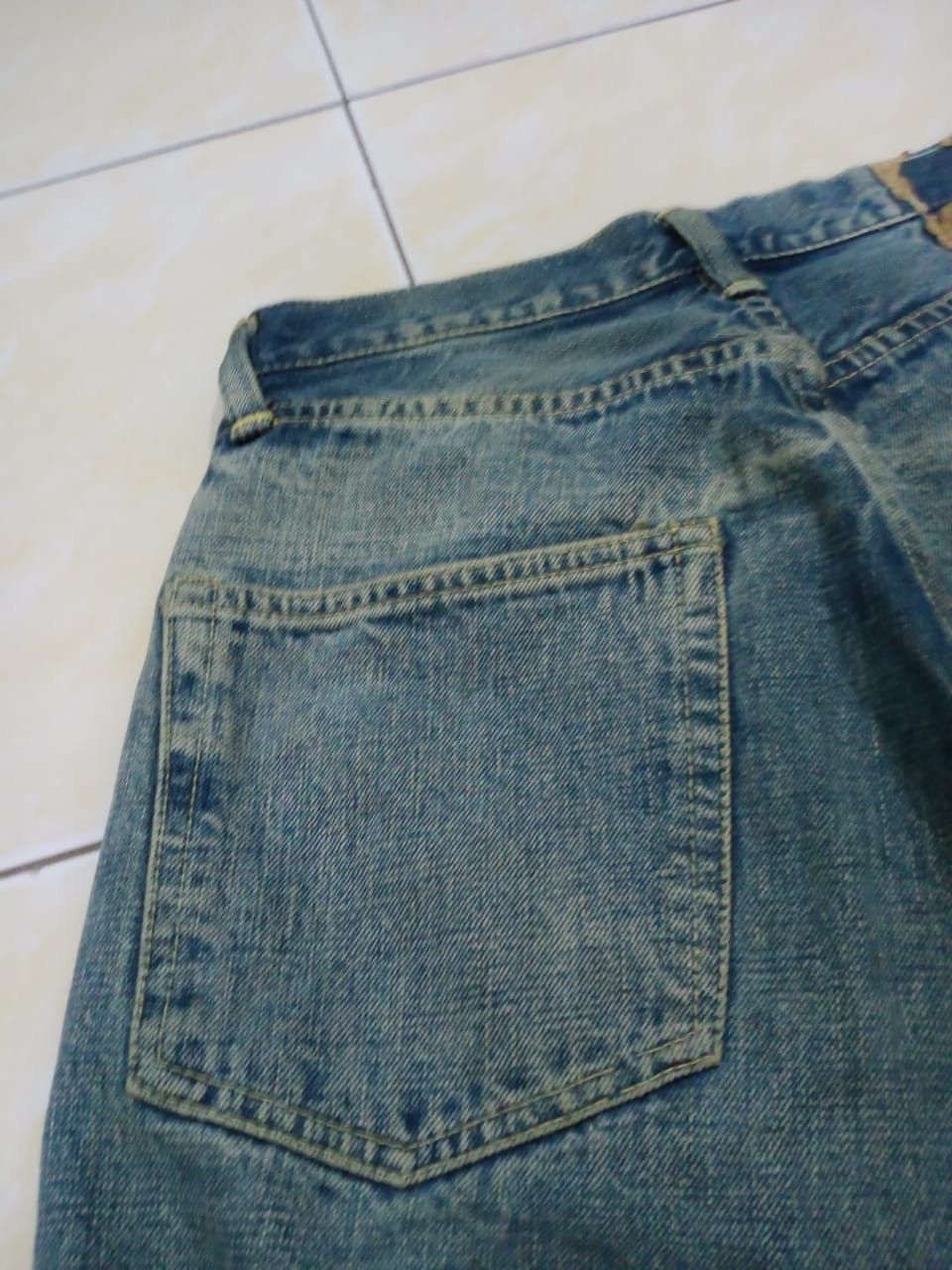 Japanese Brand × Warehouse Vintage Warehouse & Co Special Canvas Blue Selvedge Denim Size US 26 / EU 42 - 14 Thumbnail