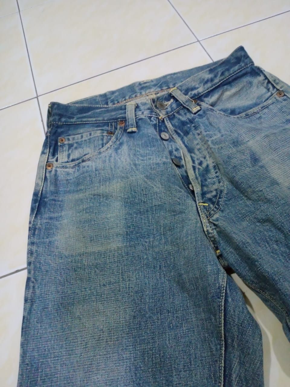 Japanese Brand × Warehouse Vintage Warehouse & Co Special Canvas Blue Selvedge Denim Size US 26 / EU 42 - 7 Thumbnail