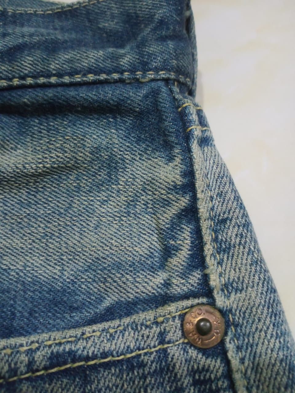 Japanese Brand × Warehouse Vintage Warehouse & Co Special Canvas Blue Selvedge Denim Size US 26 / EU 42 - 11 Thumbnail