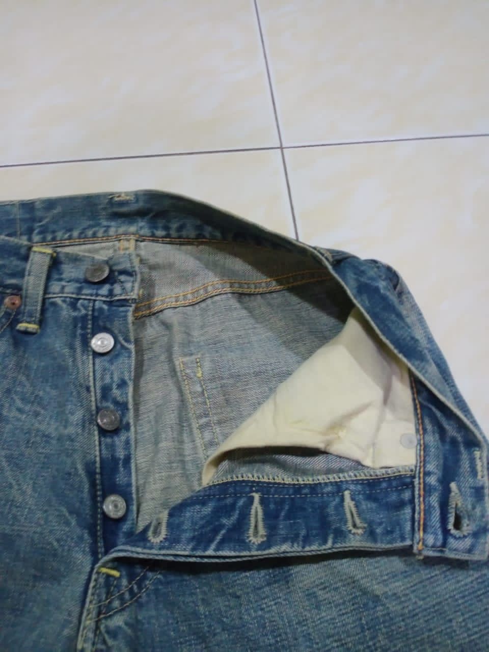 Japanese Brand × Warehouse Vintage Warehouse & Co Special Canvas Blue Selvedge Denim Size US 26 / EU 42 - 19 Thumbnail